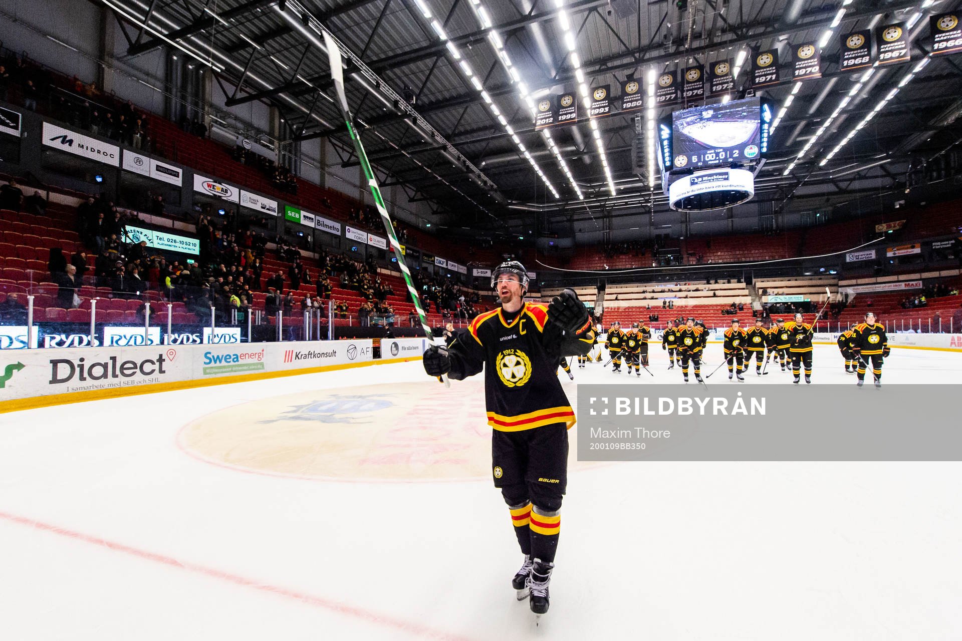 Brynäs Anton Rödin jublar