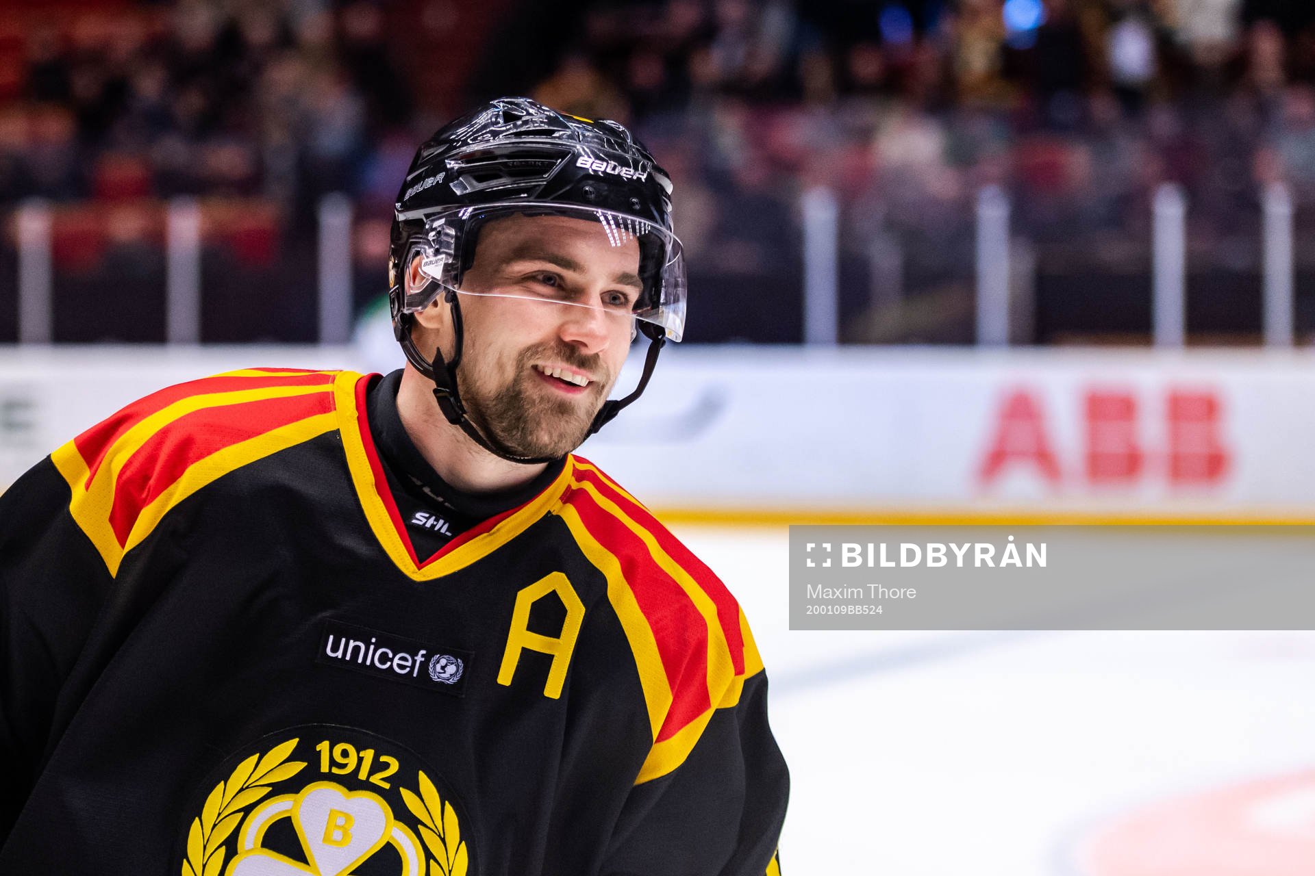 Brynäs Lukas Kilström jublar