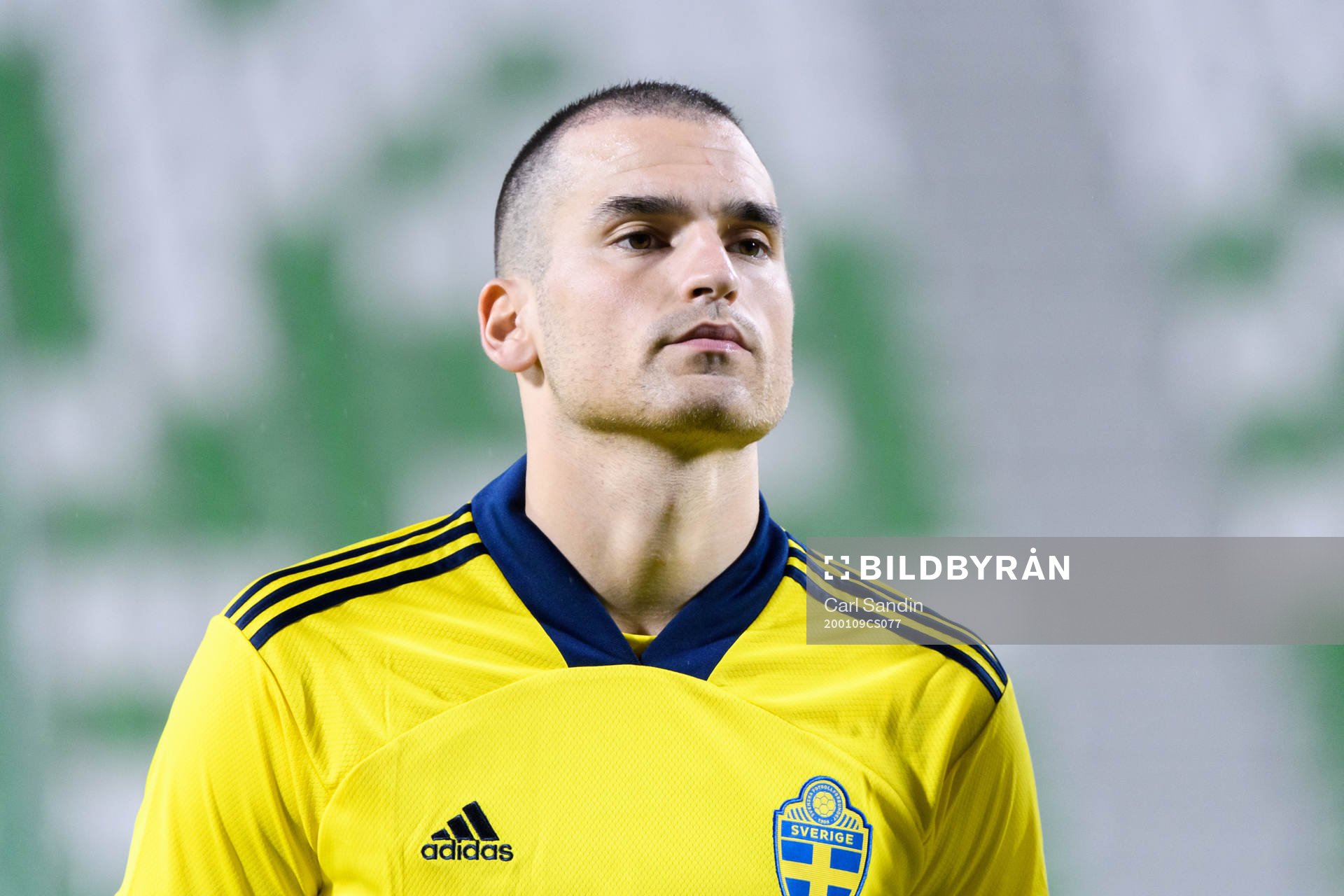 Dino Islamovic of Sweden at lineup