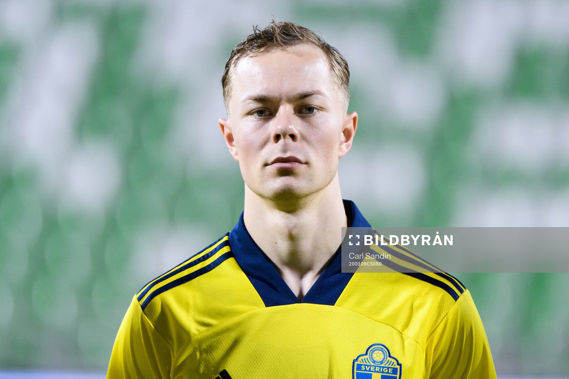 Adam Andersson of Sweden at lineup