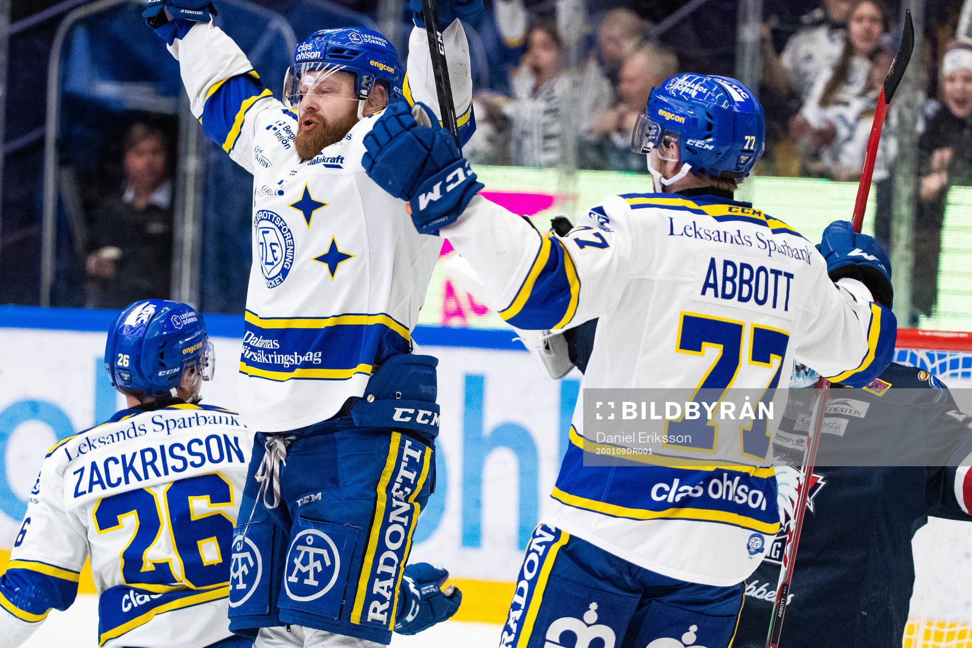 Leksands Mattias Ritola jublar