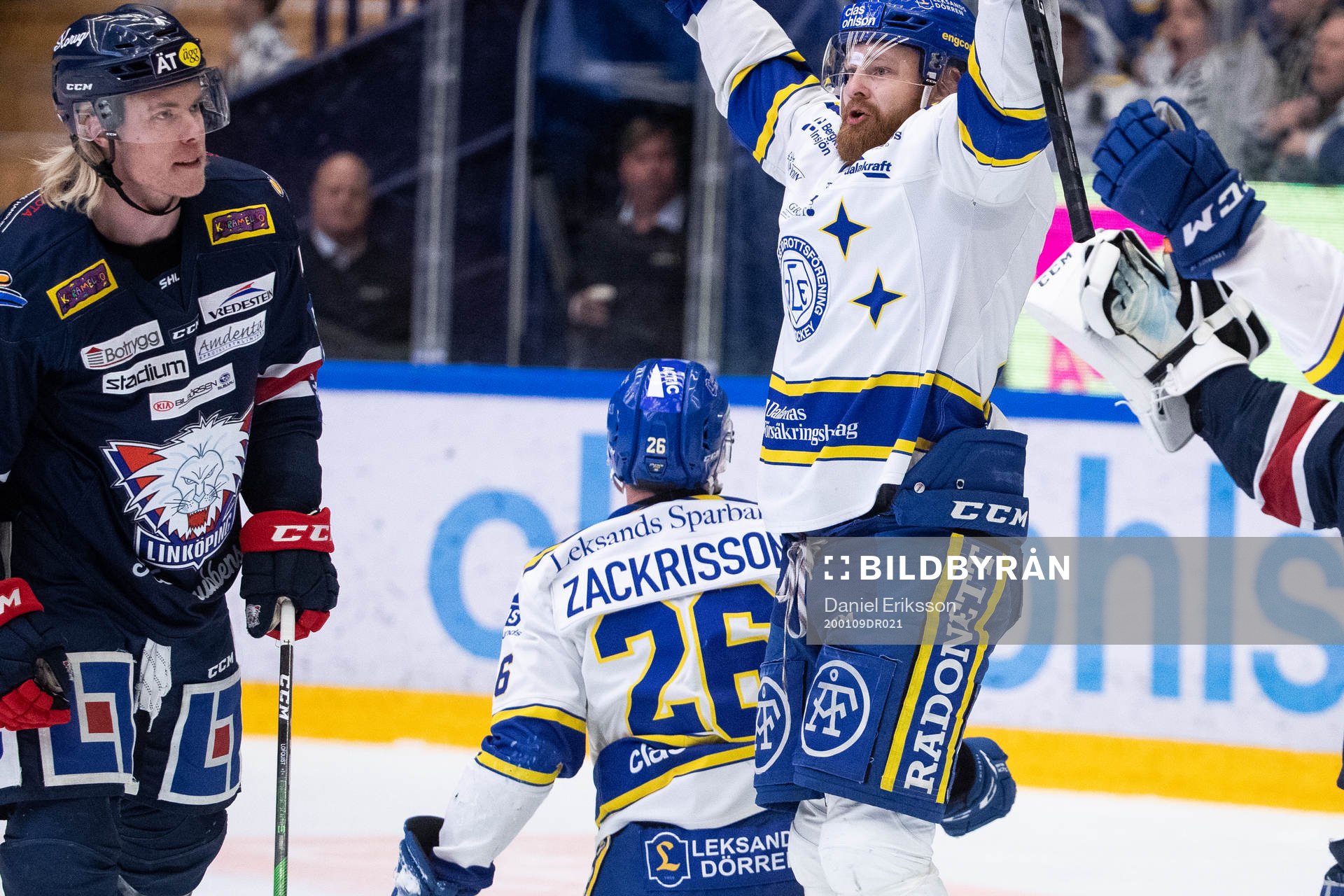 Leksands Mattias Ritola jublar
