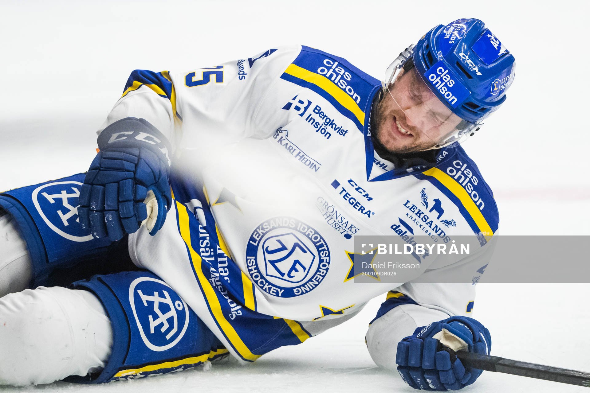 Leksands Linus Persson har ont