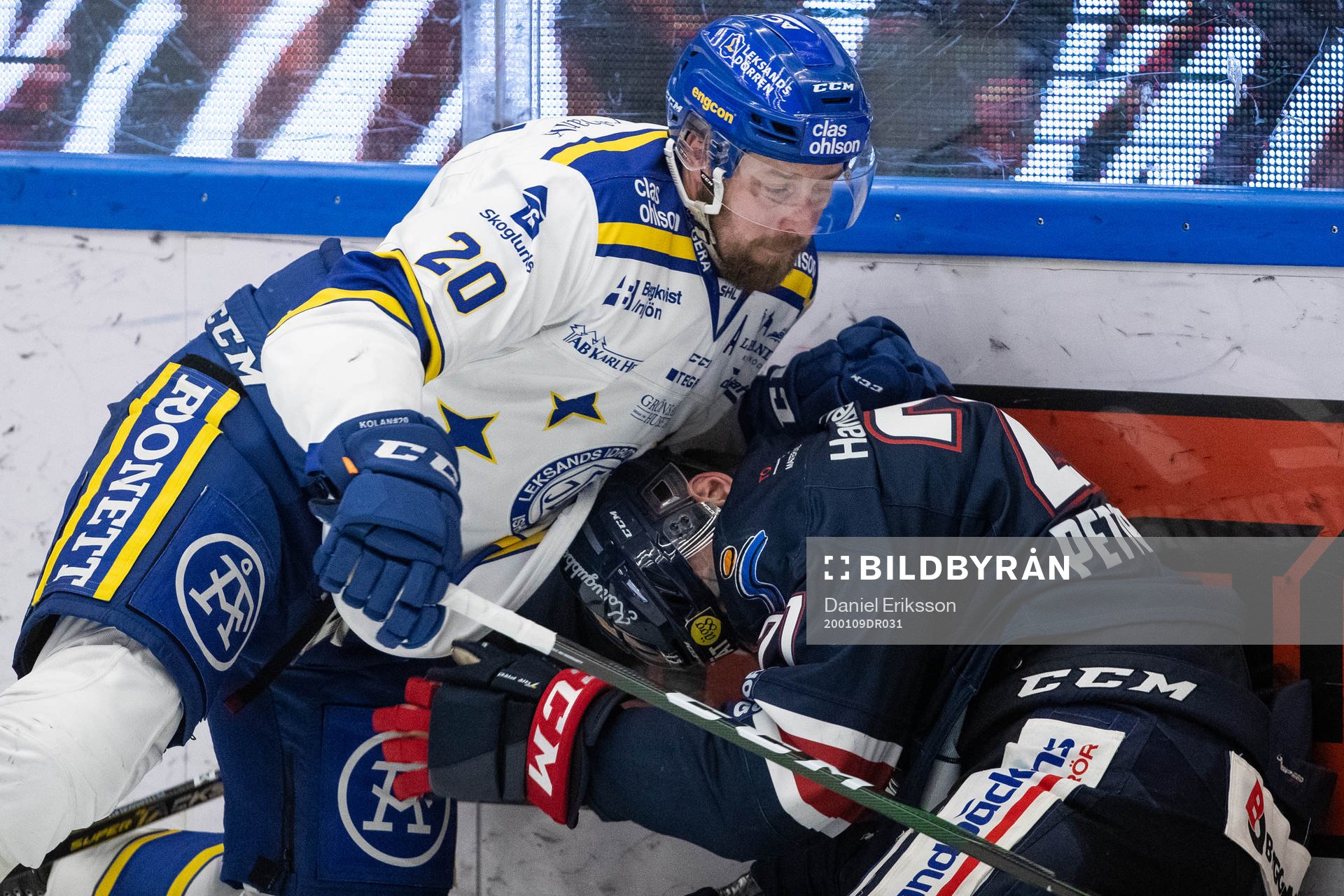 Leksands Mattias Karlsson och Linköpings Dan Pettersson