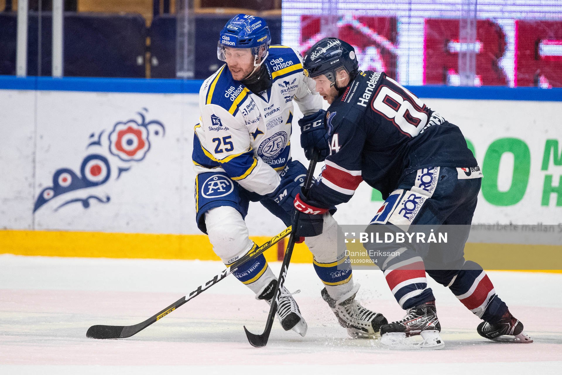Leksands Linus Persson och Linköpings Jimmy Andersson