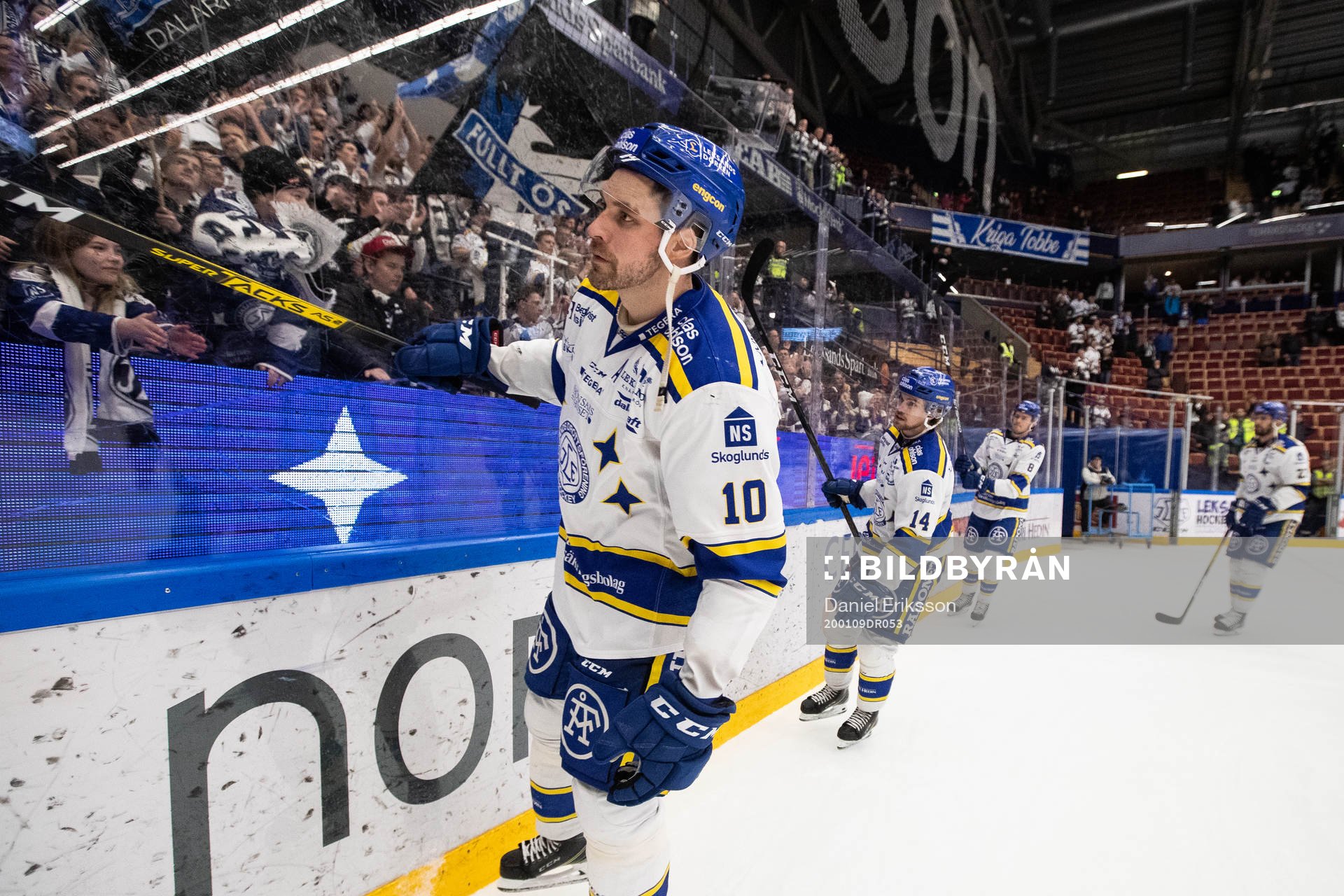 Leksands Johan Fransson jublar