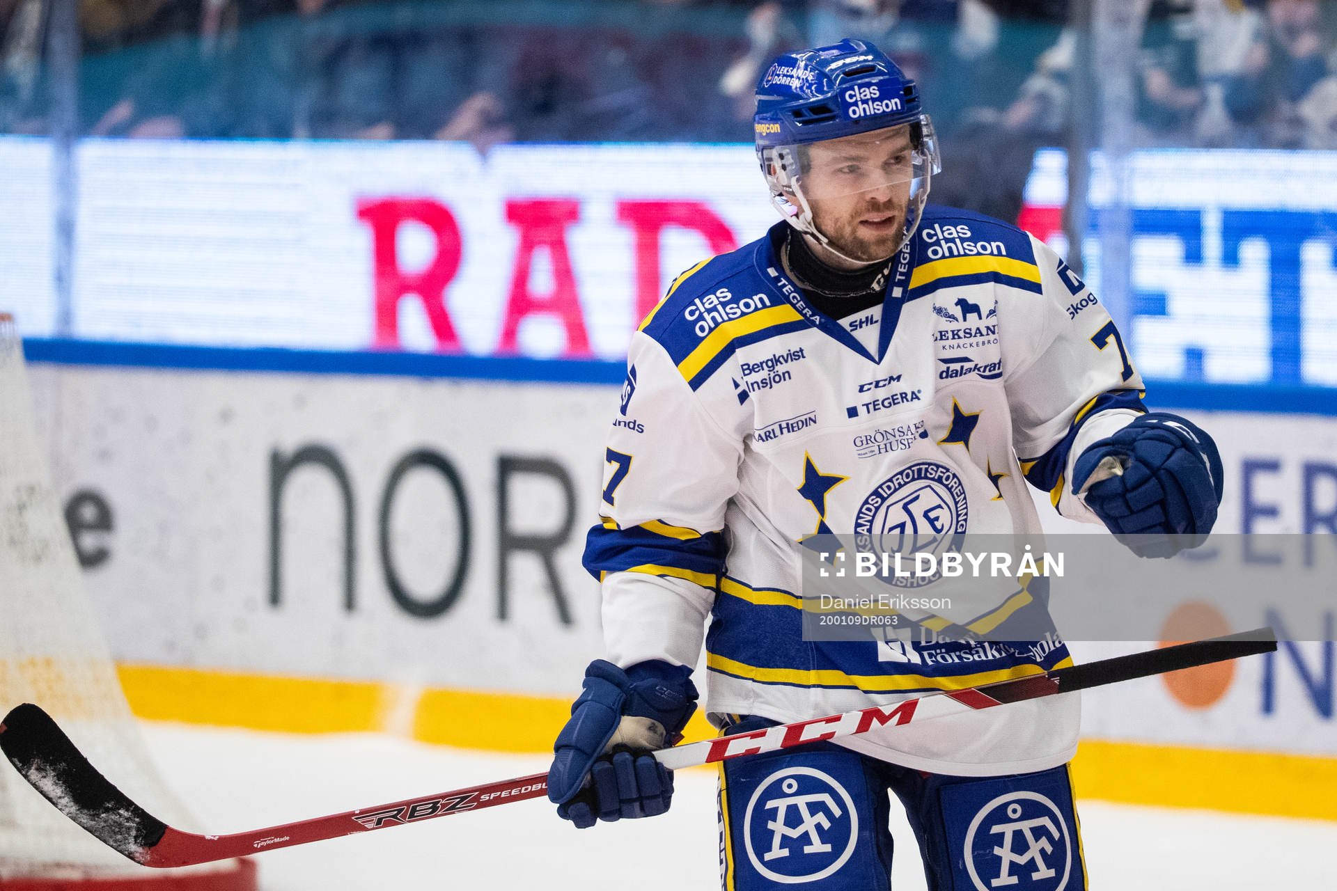 Leksands Spencer Abbott jubel