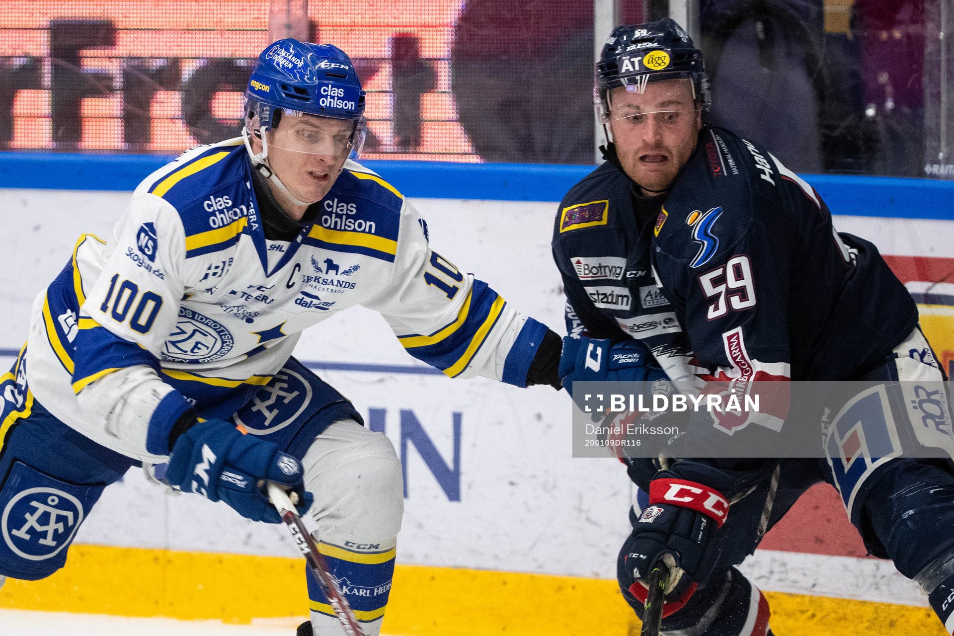 Leksands Martin Karlsson och Linköpings Anton Mylläri