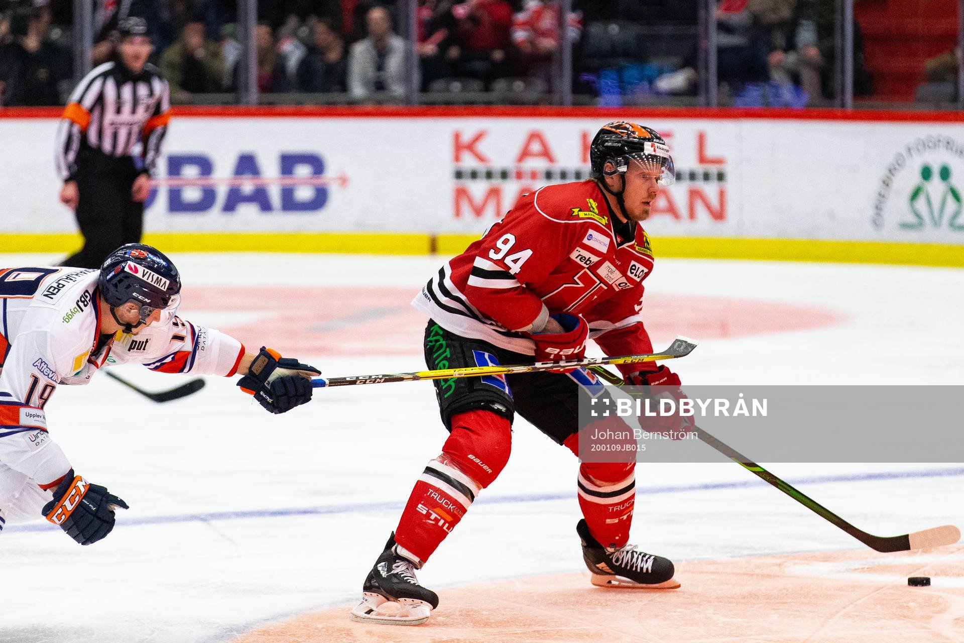 Växjös Casey Bailey och Örebros Ryan Stoa