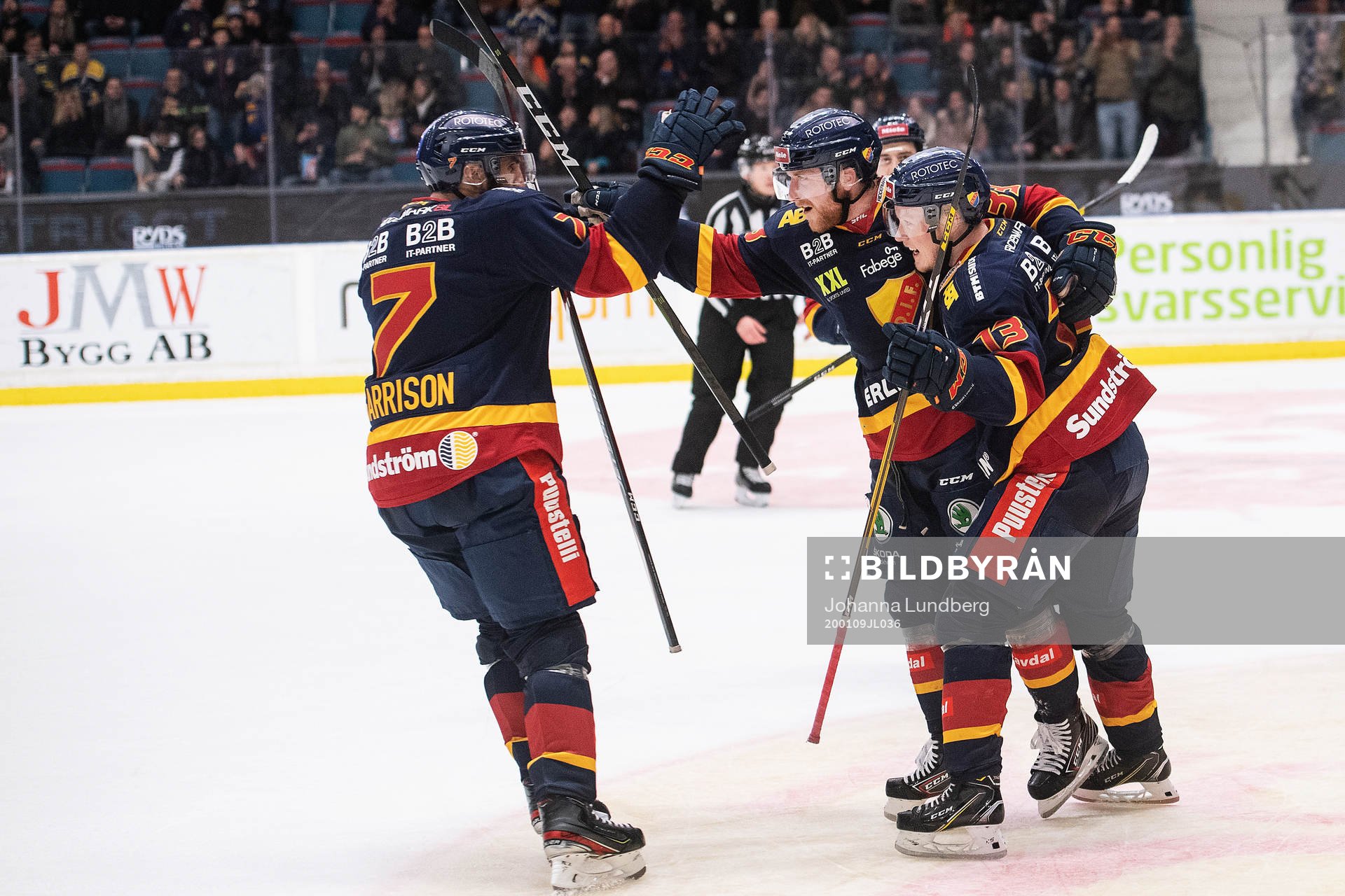 Djurgårdens Jason Garrison, Linus Hultström och Kalle