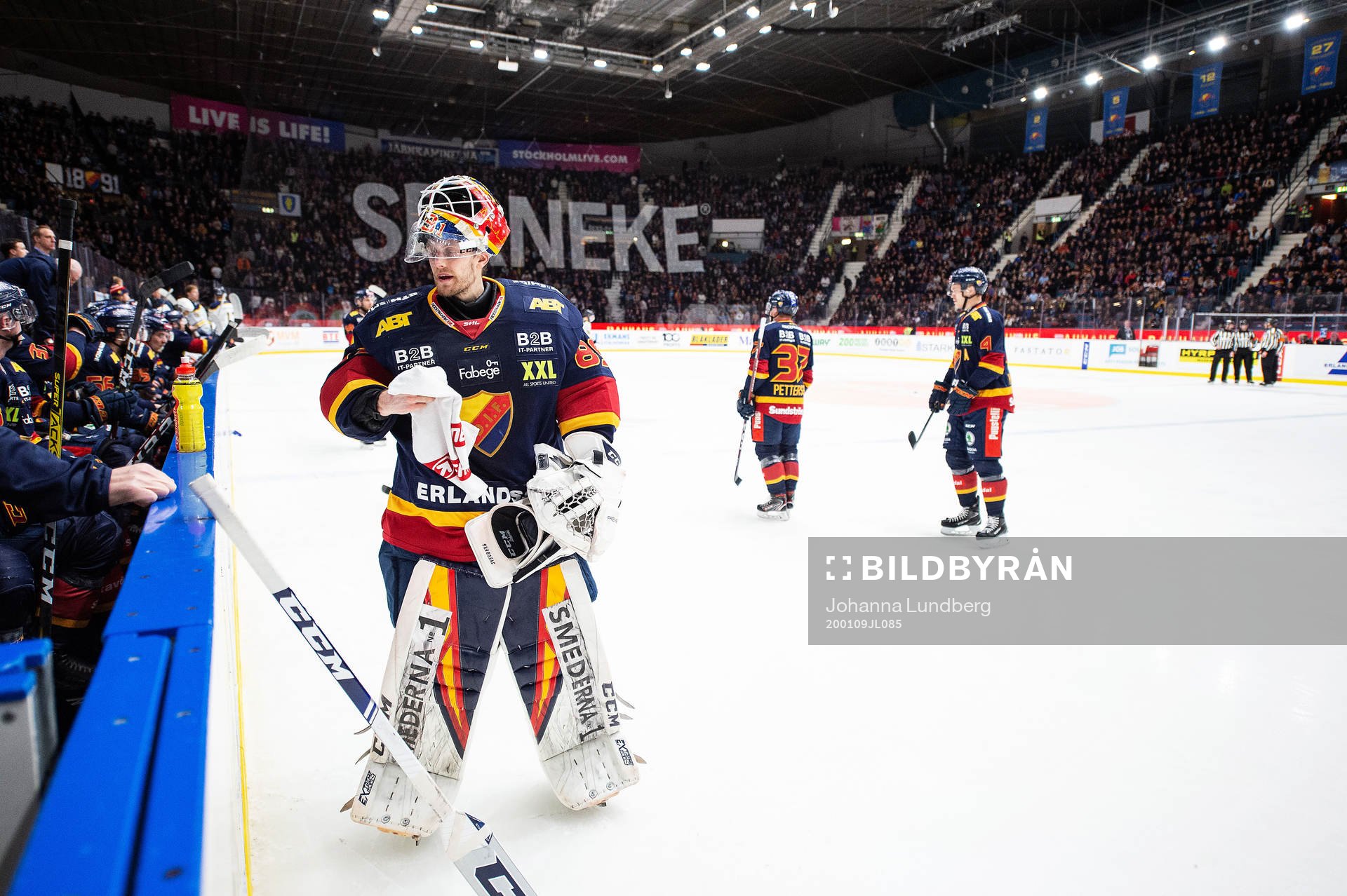 Djurgårdens målvakt Niklas Svedberg