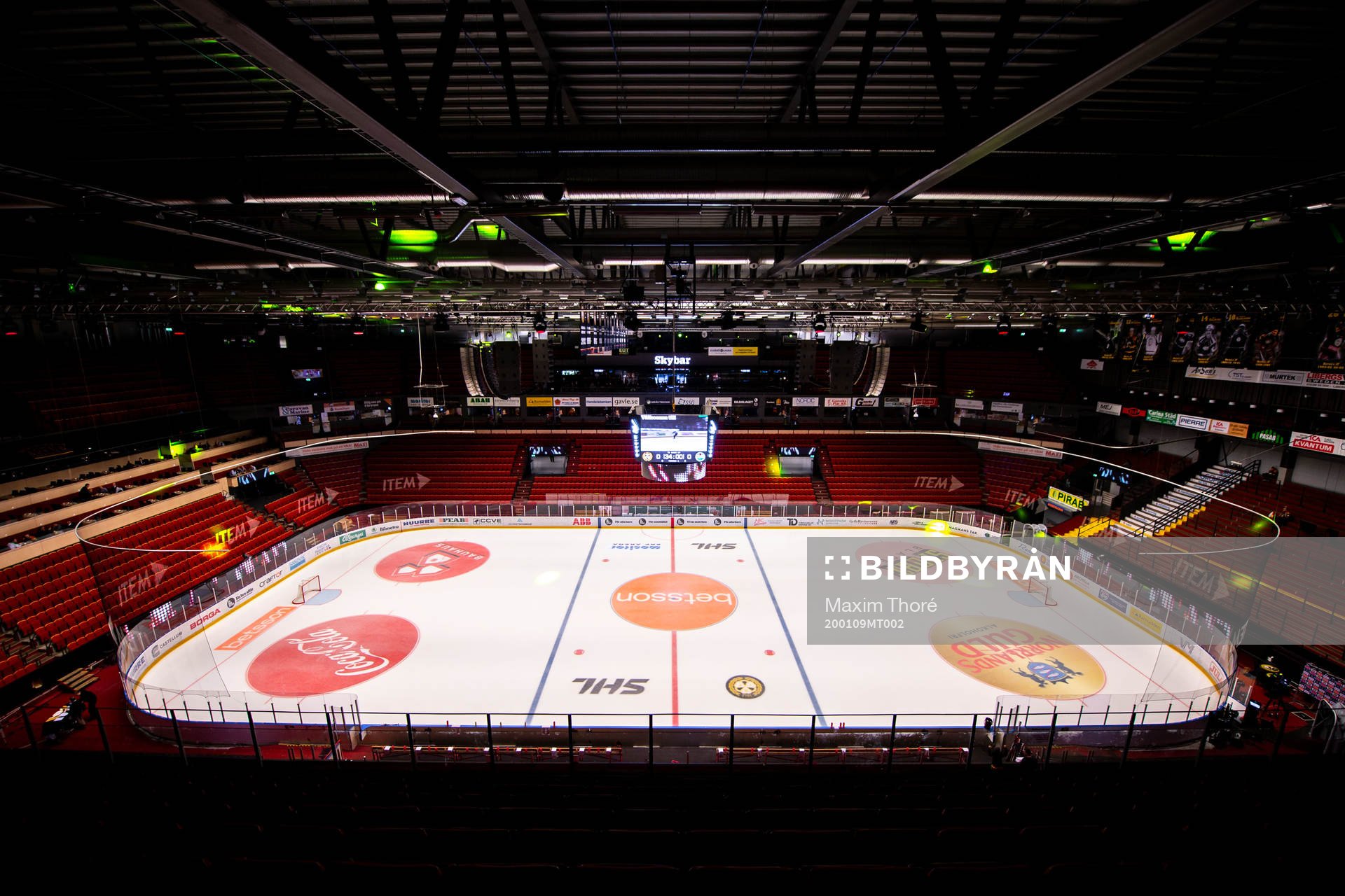 Interiör av Monitor ERP Arena