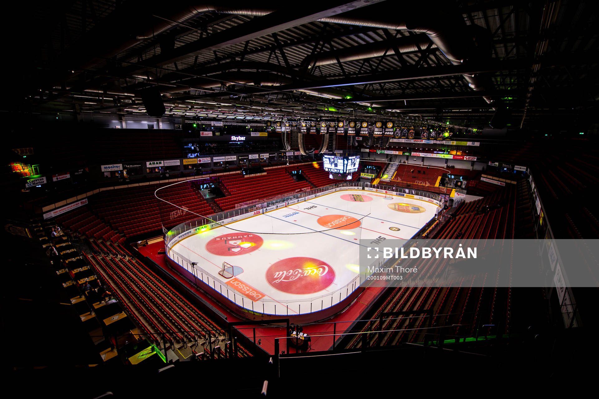 Interiör av Monitor ERP Arena