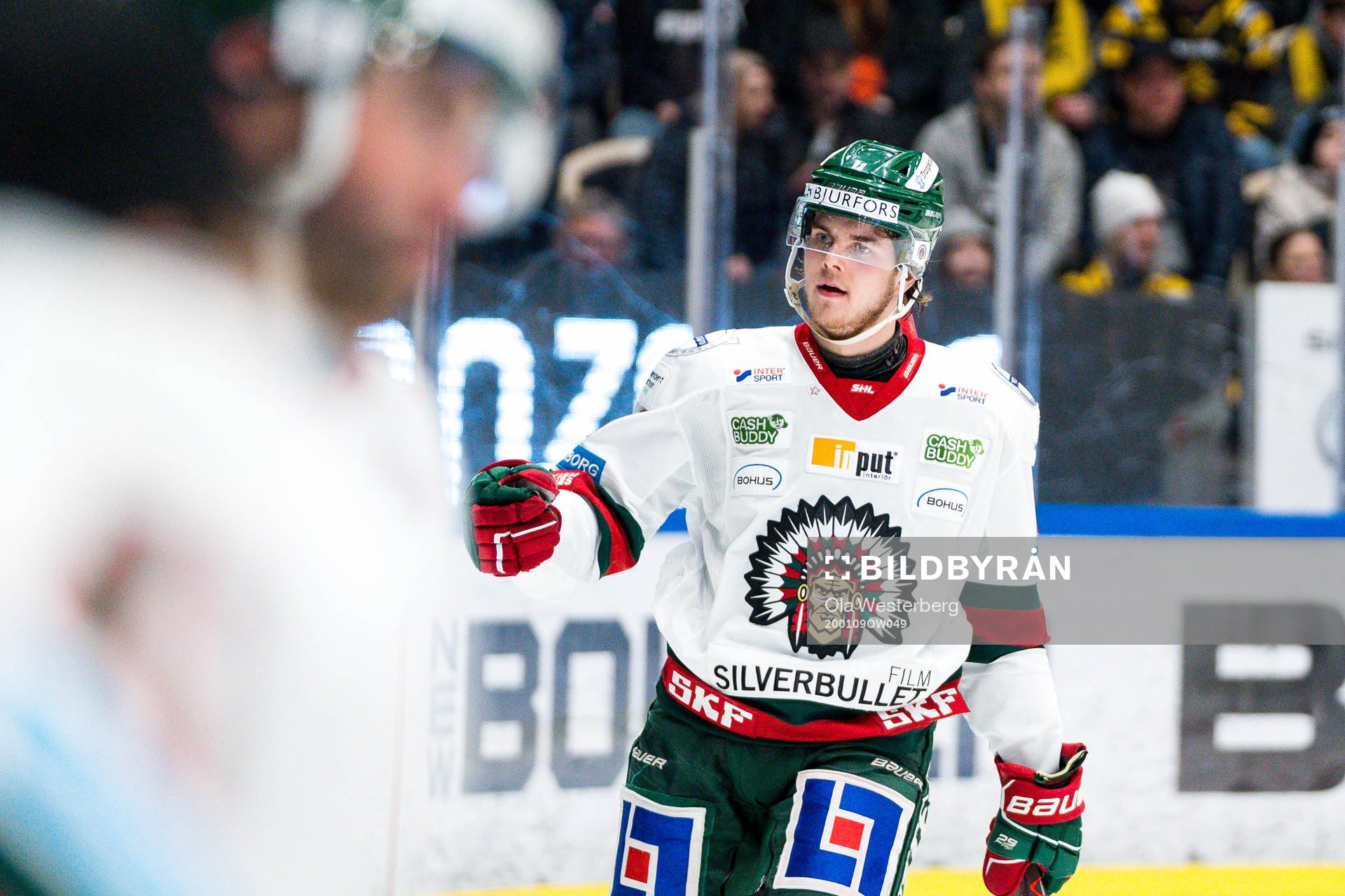 Frölundas Samuel Fagemo jublar