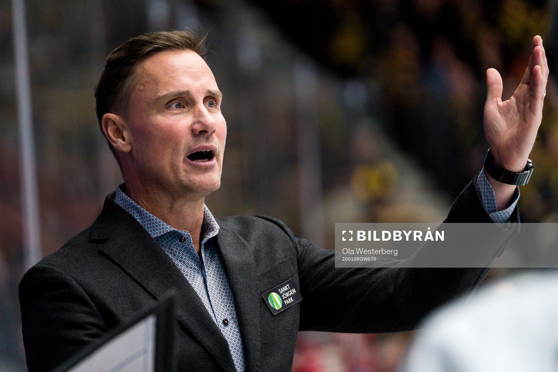 Frölundas tränare Roger Rönnberg