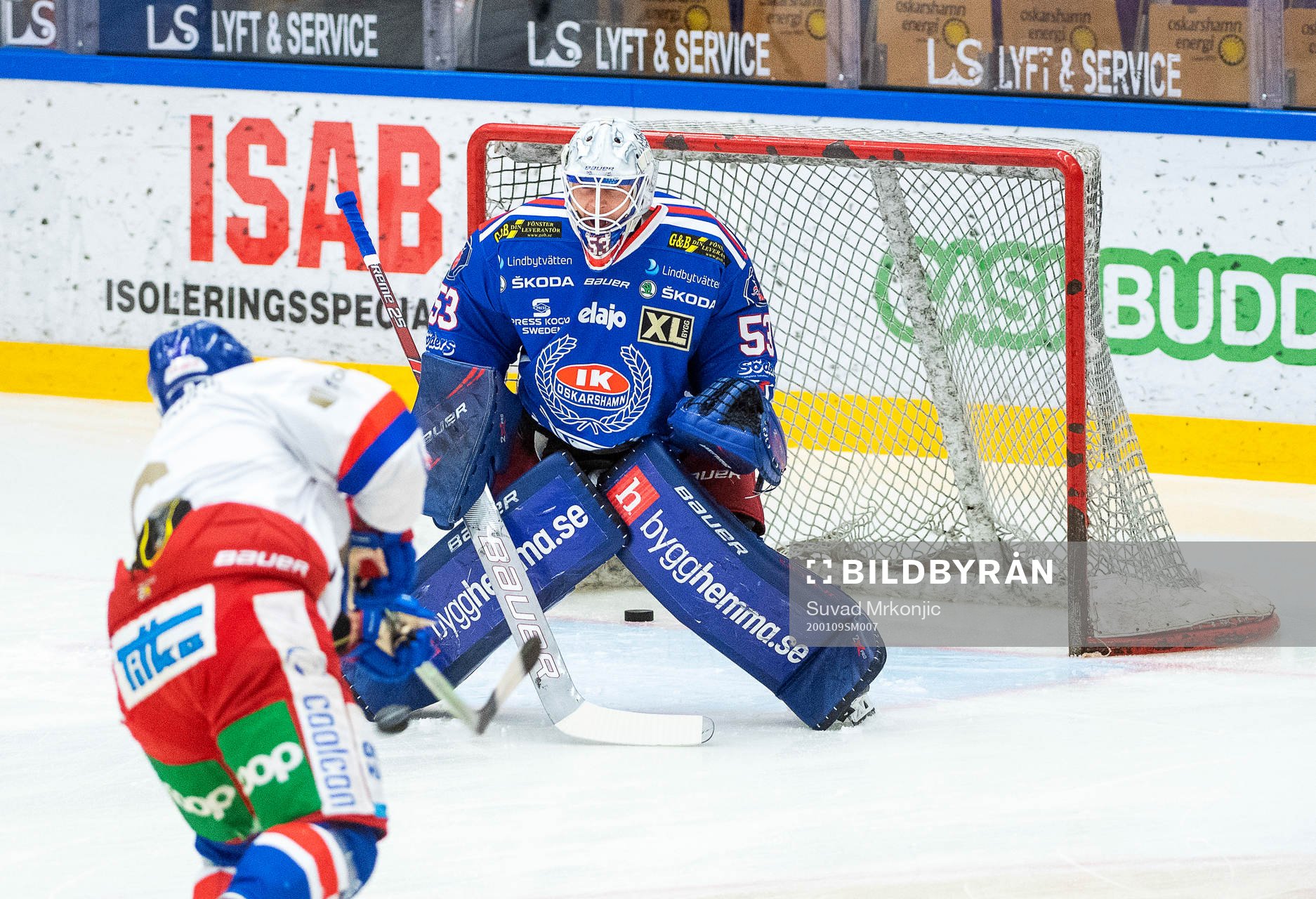 Oskarshamns målvakt Fredrik Pettersson-Wentzel
