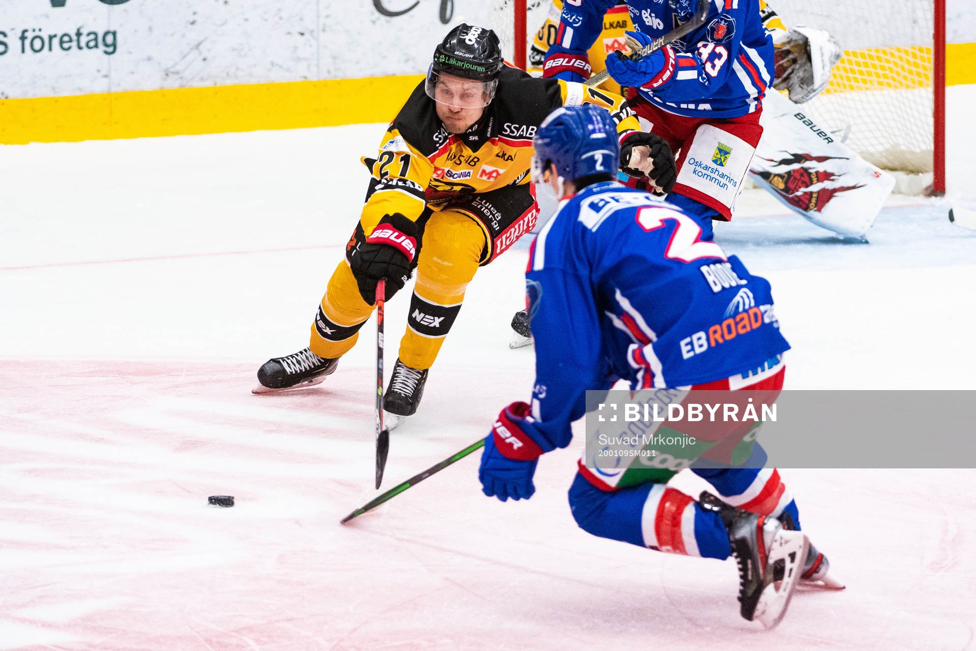 Luleås Juhani Tyrväinen och Oskarshamns Mathew Bodie