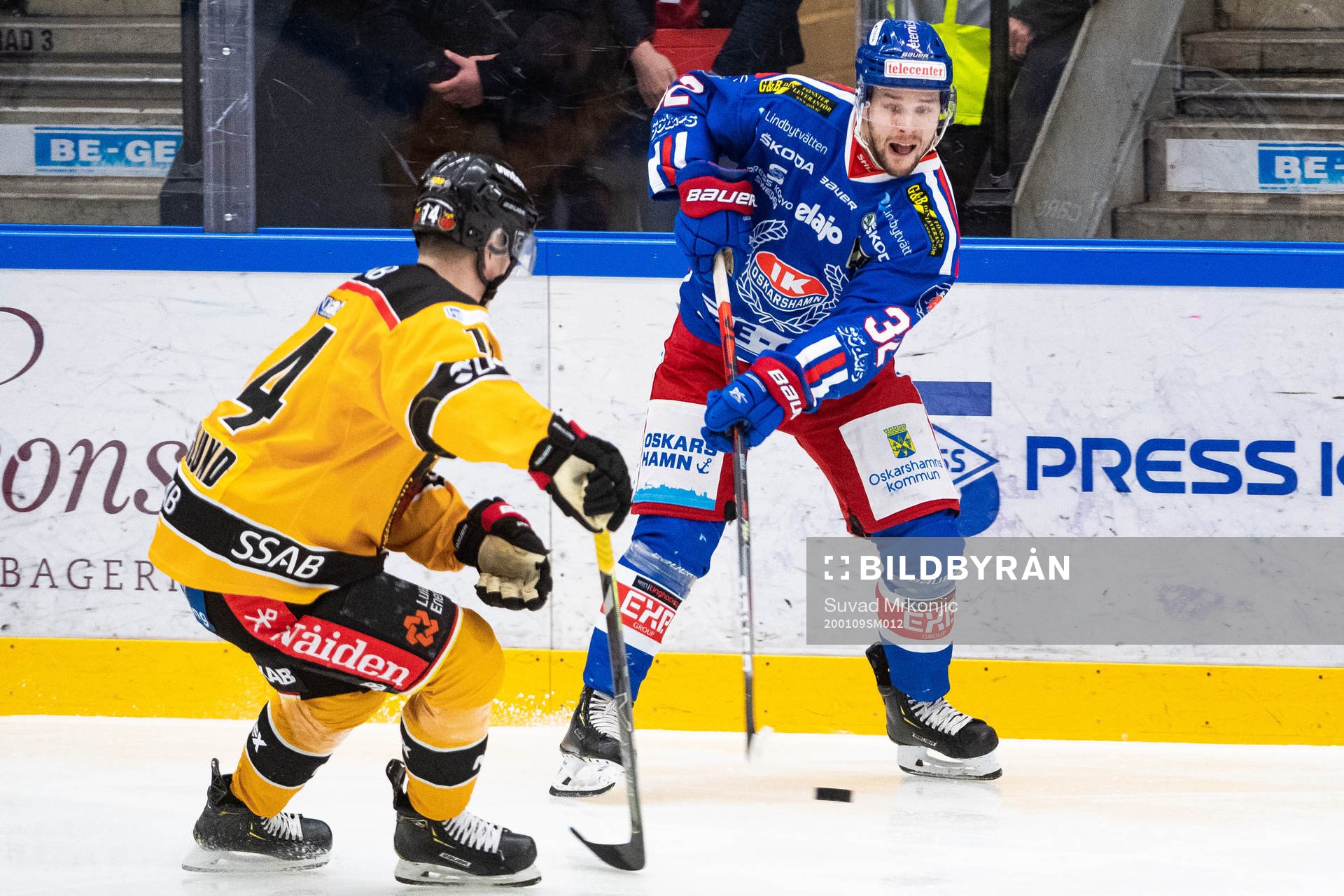 Luleås Jonas Berglund och Oskarshamns Markus Modigs