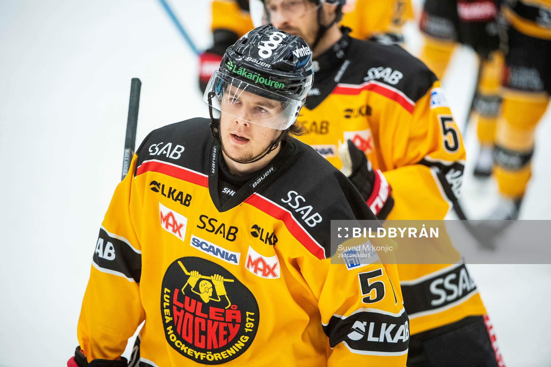 Luleås Filip Hållander jublar