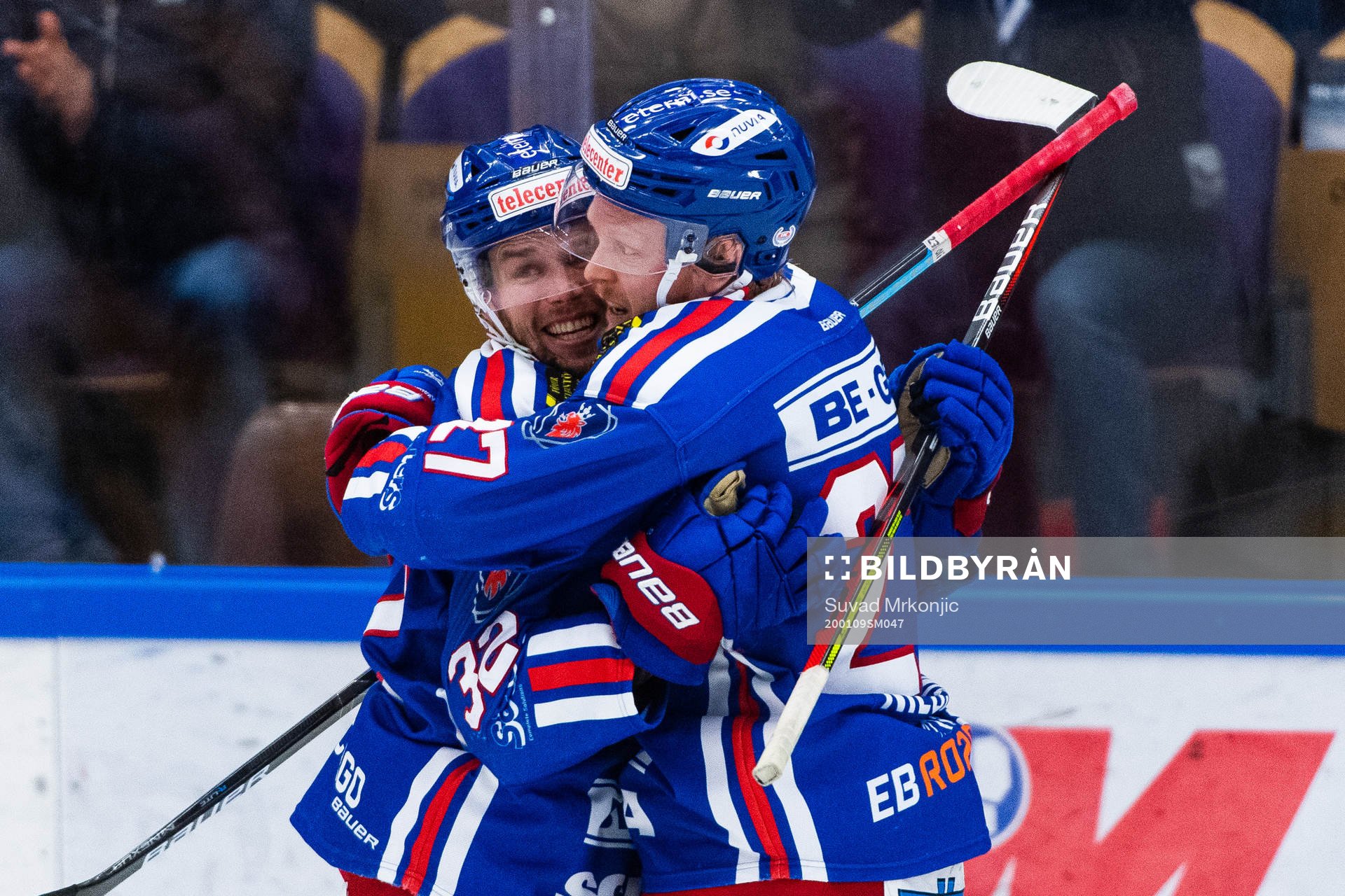 Oskarshamns Henrik Nilsson jublar med Markus Modigs