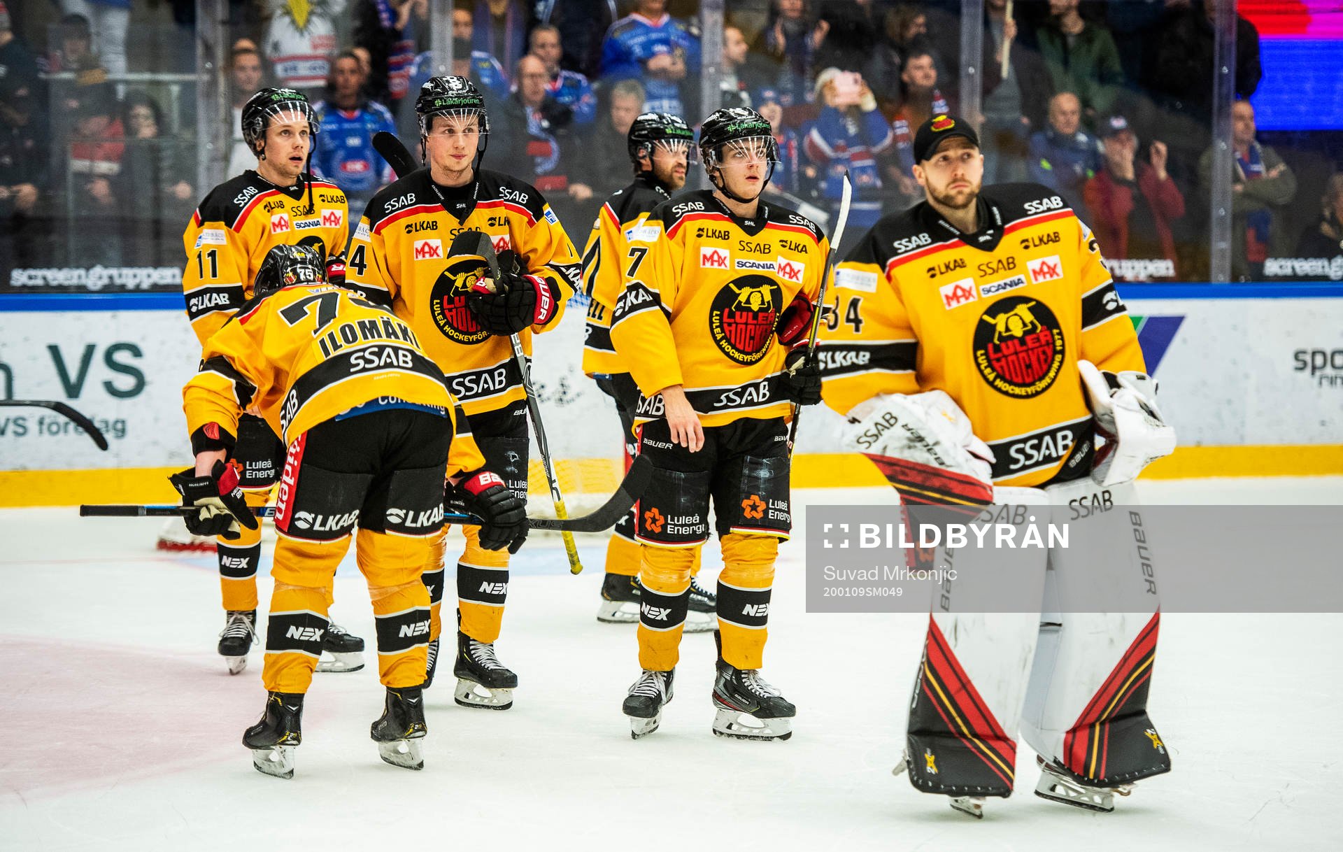 Luleås spelare deppar