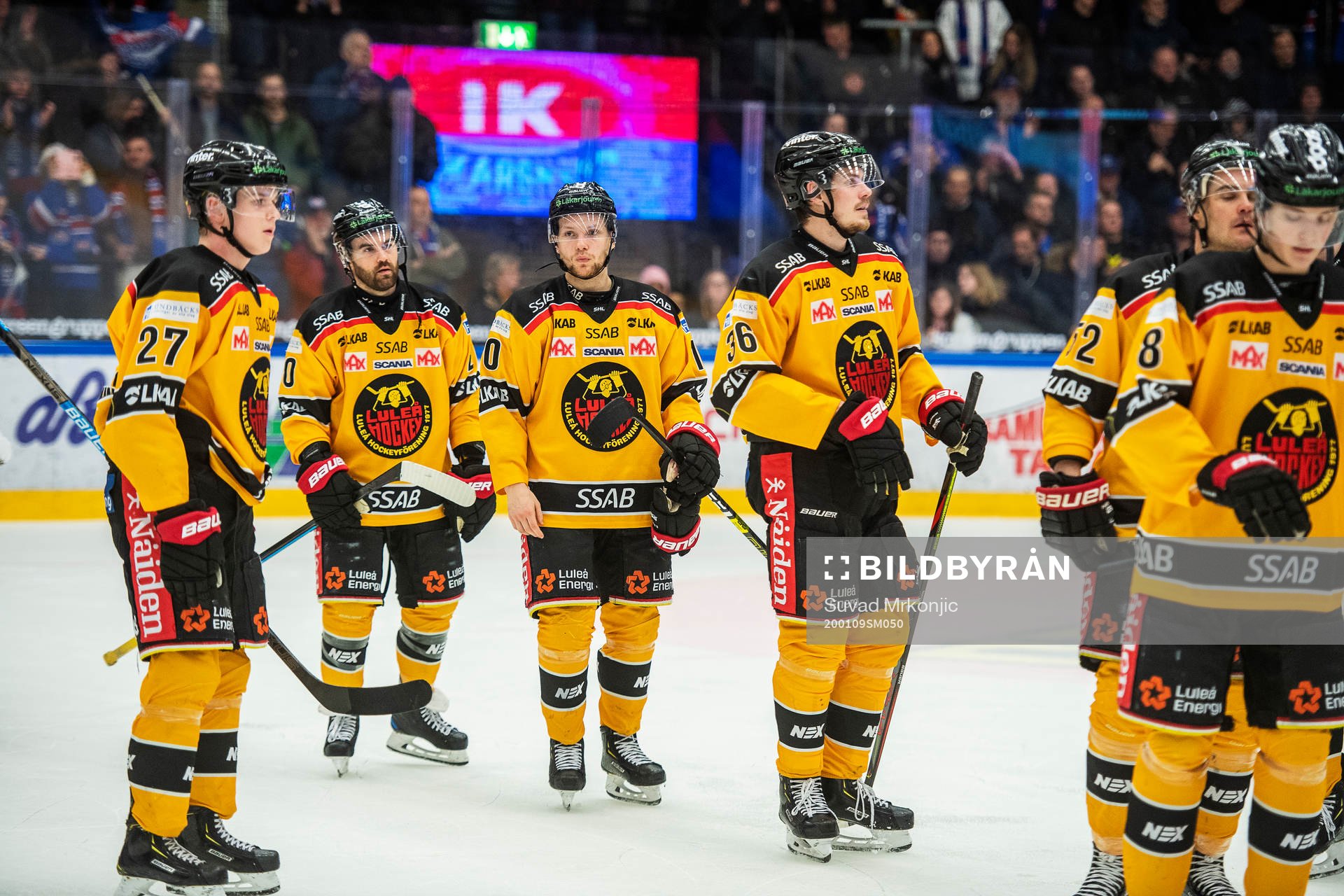 Luleås spelare deppar
