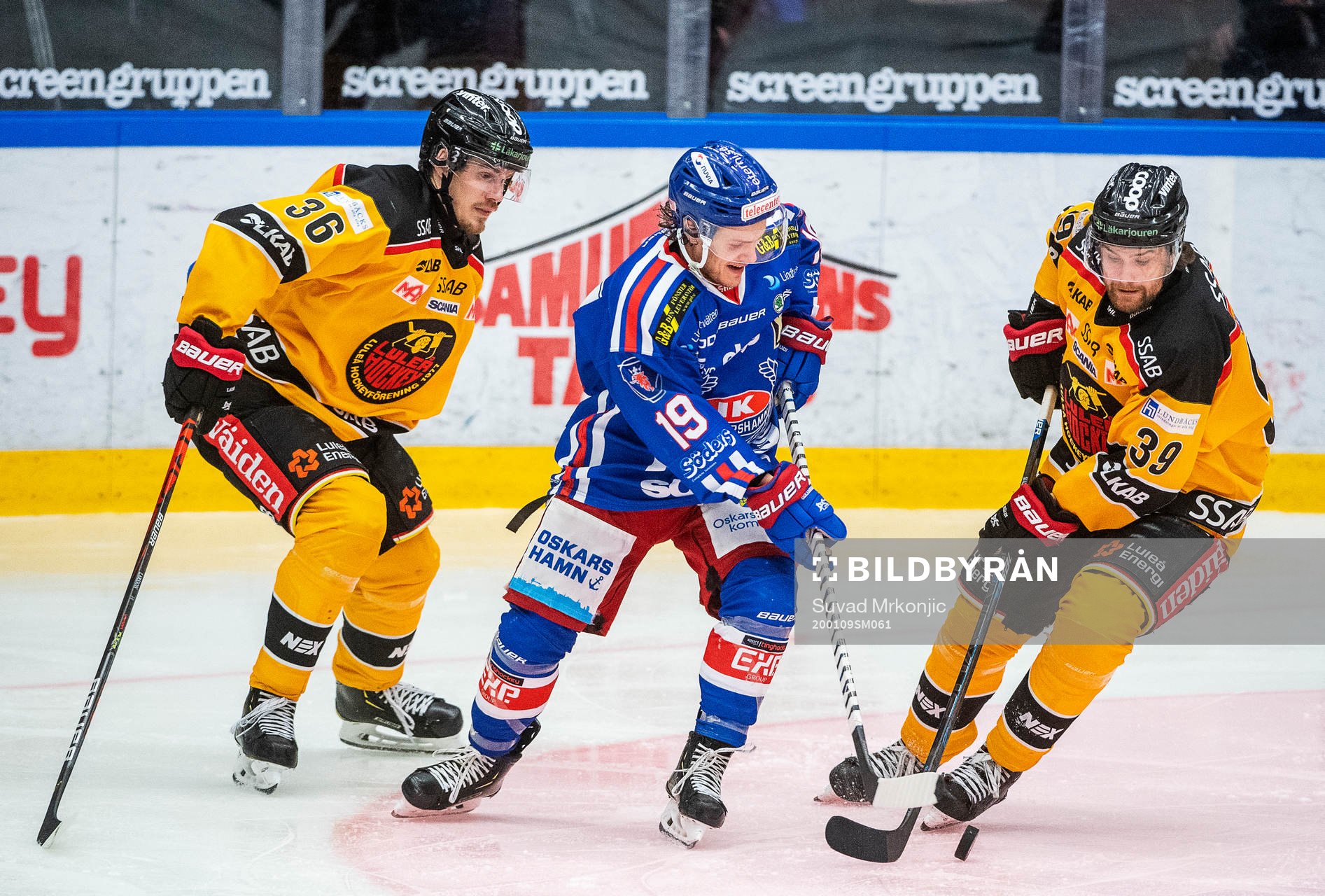 Luleås Emil Larsson och Pontus Själin samt Oskarshamns