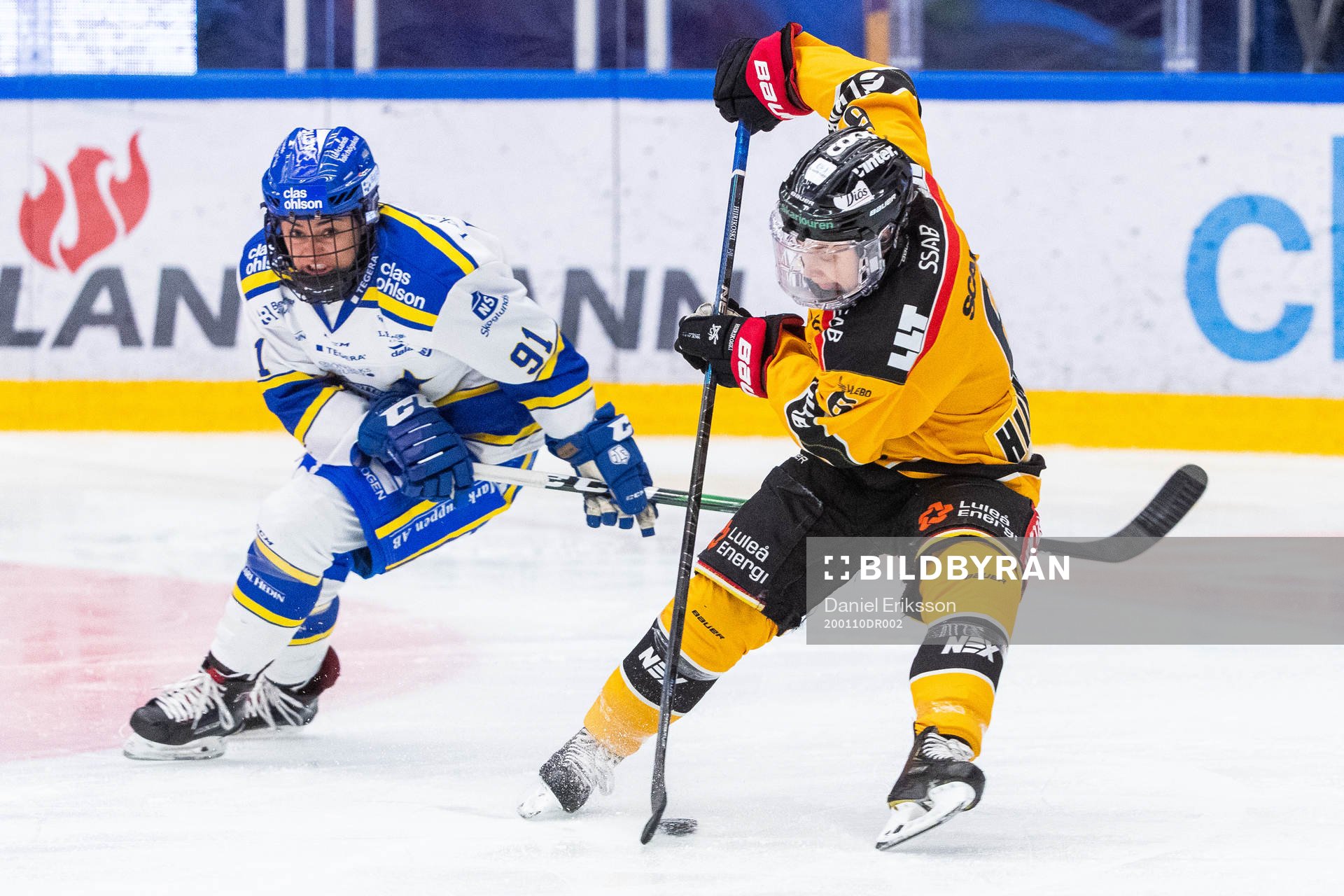 Leksands Brooke Boquist och Luleås Jenni Hiirikoski