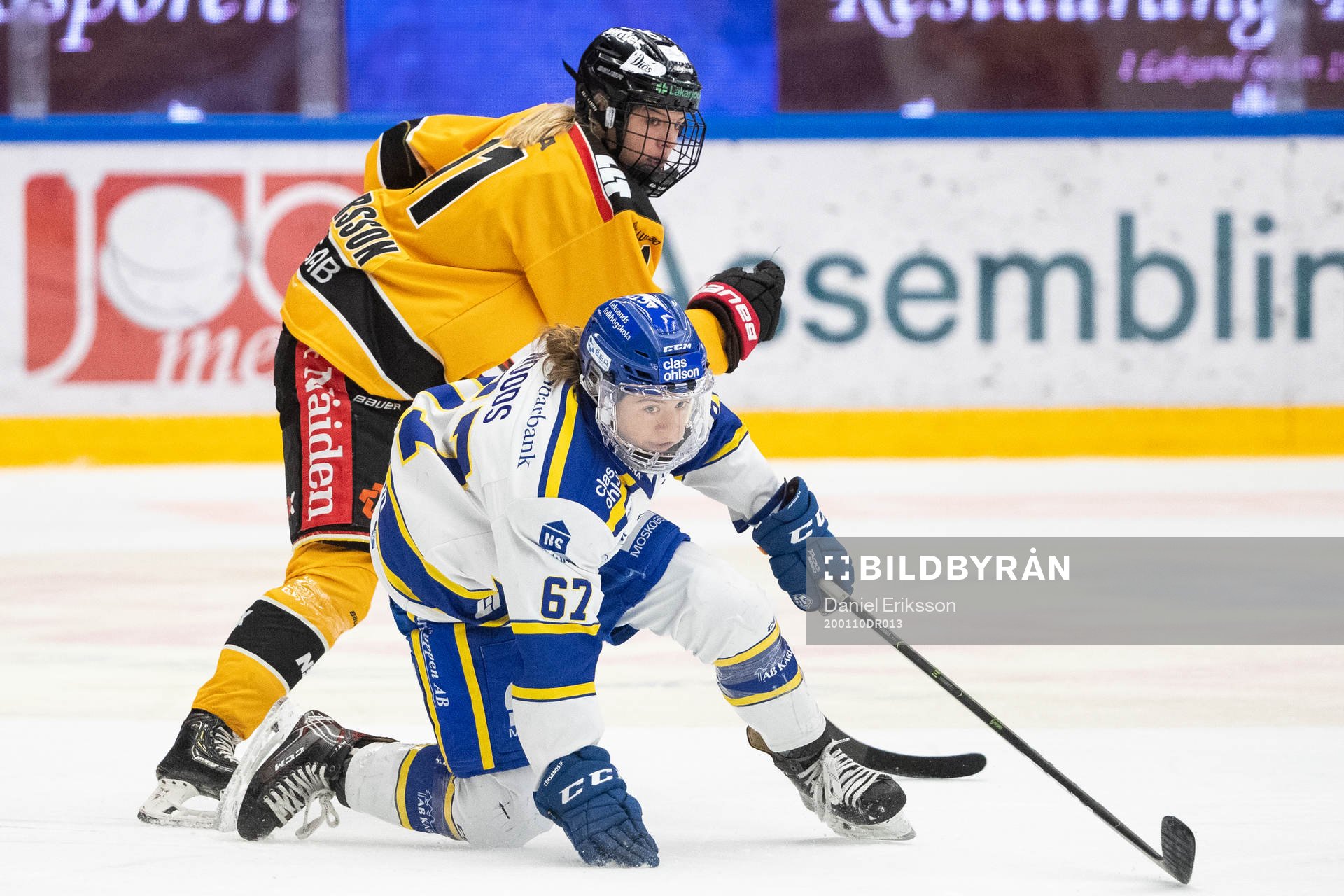 Luleås Josefine Hoegh Persson och Leksands Emma Woods