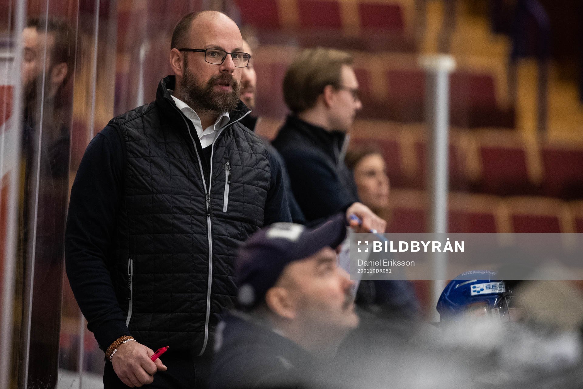 Leksands tränare Lars Stenmark