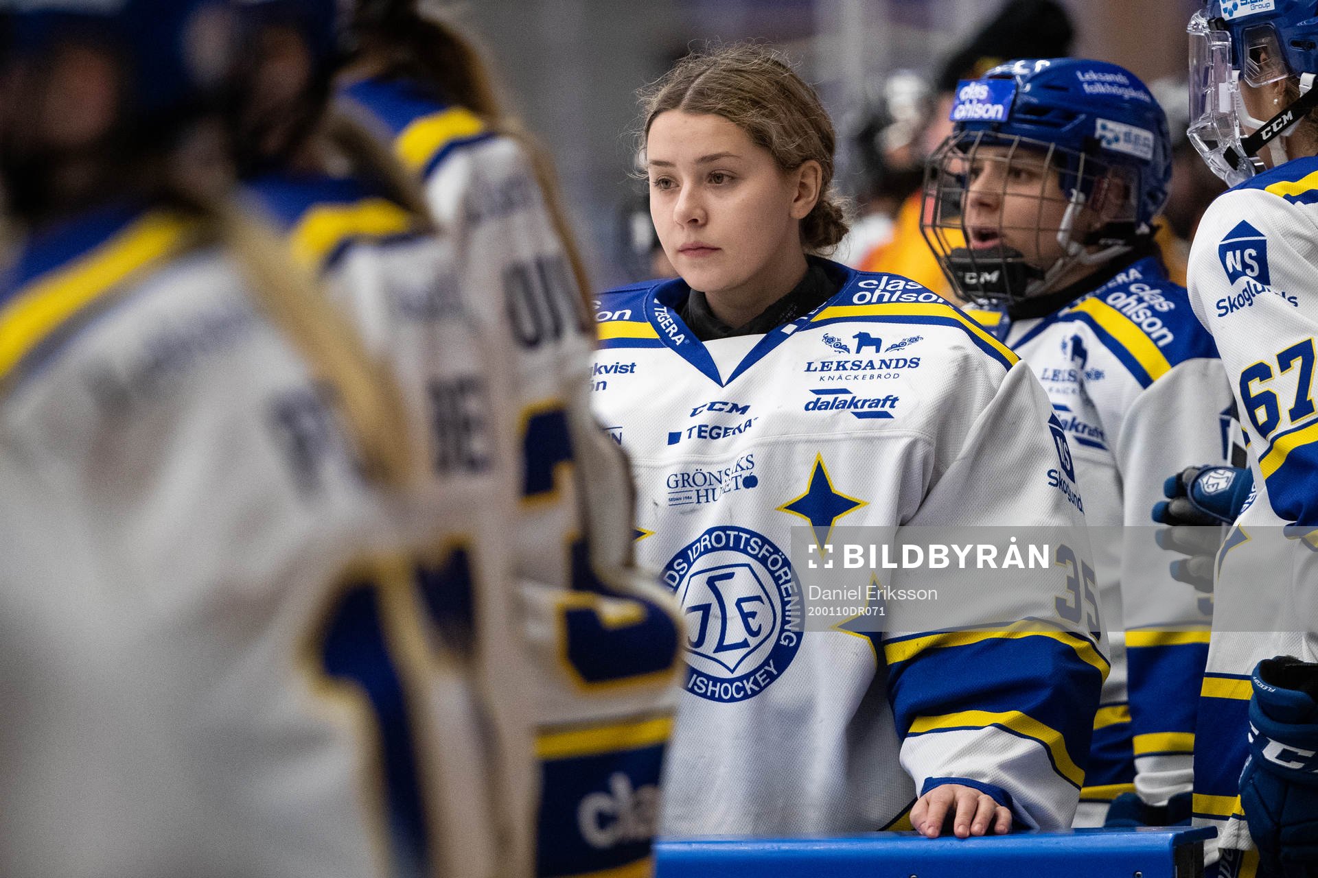 Leksands målvakt Julia Nilsson
