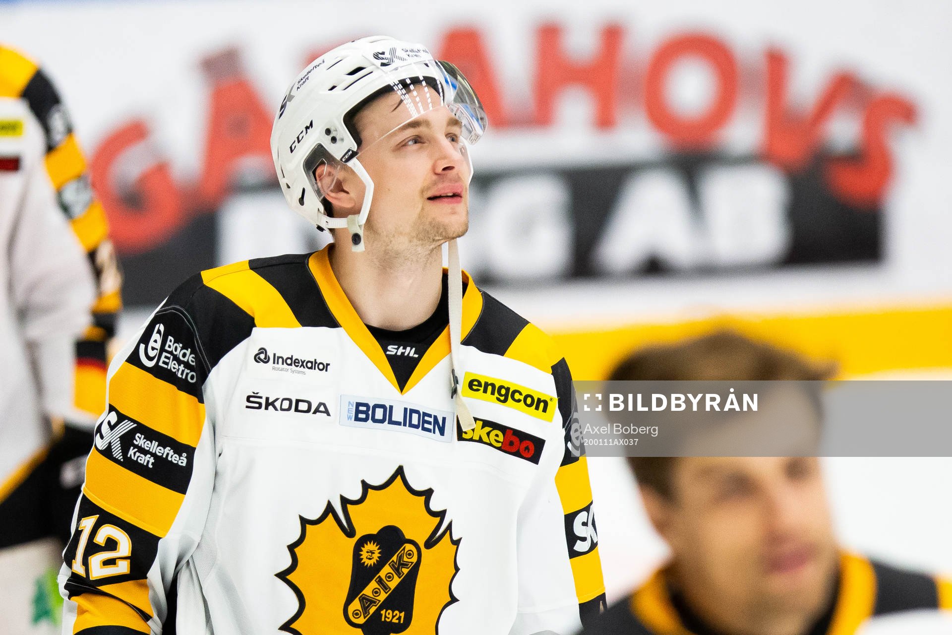 Skellefteås Adam Pettersson jublar