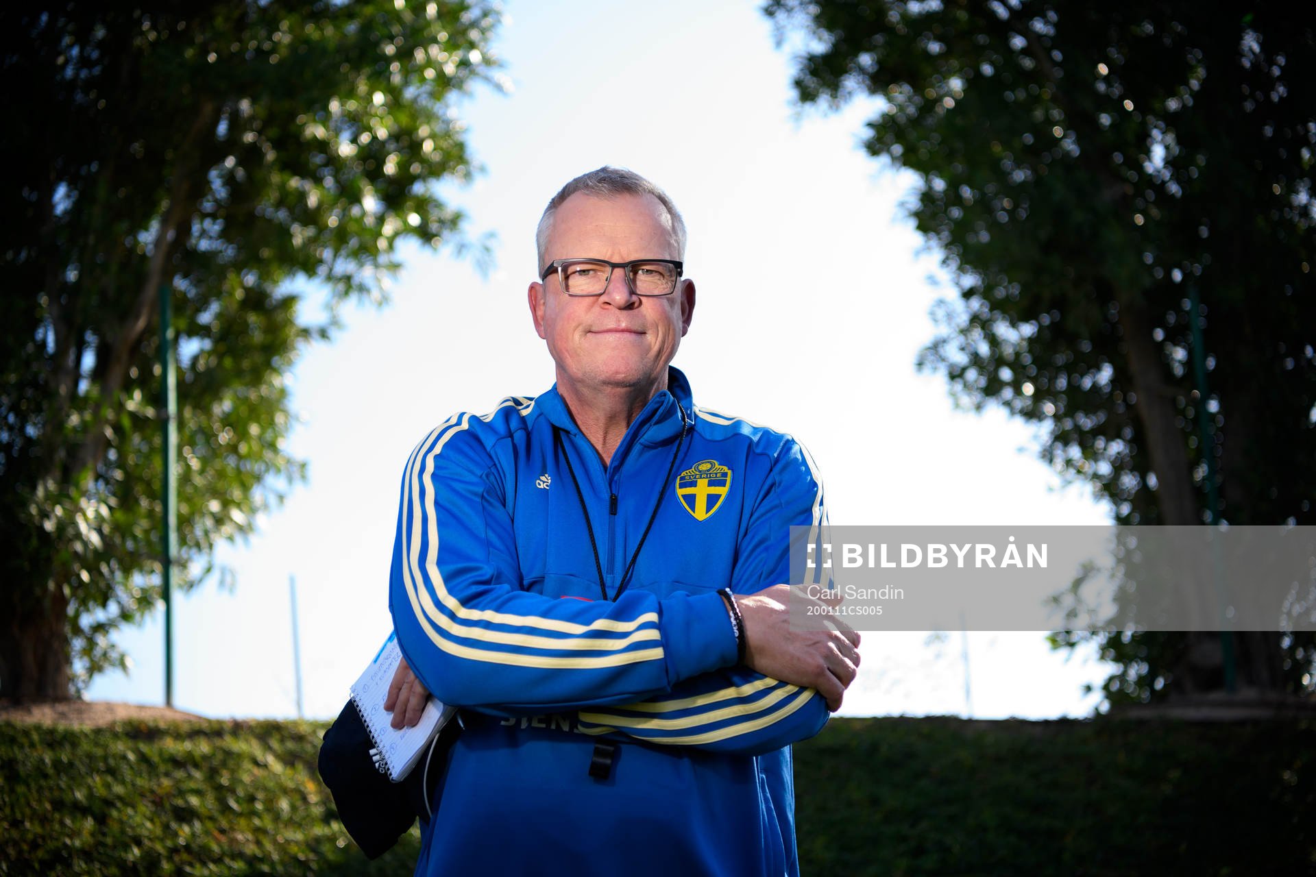 Head coach Janne Andersson poses for a portrait