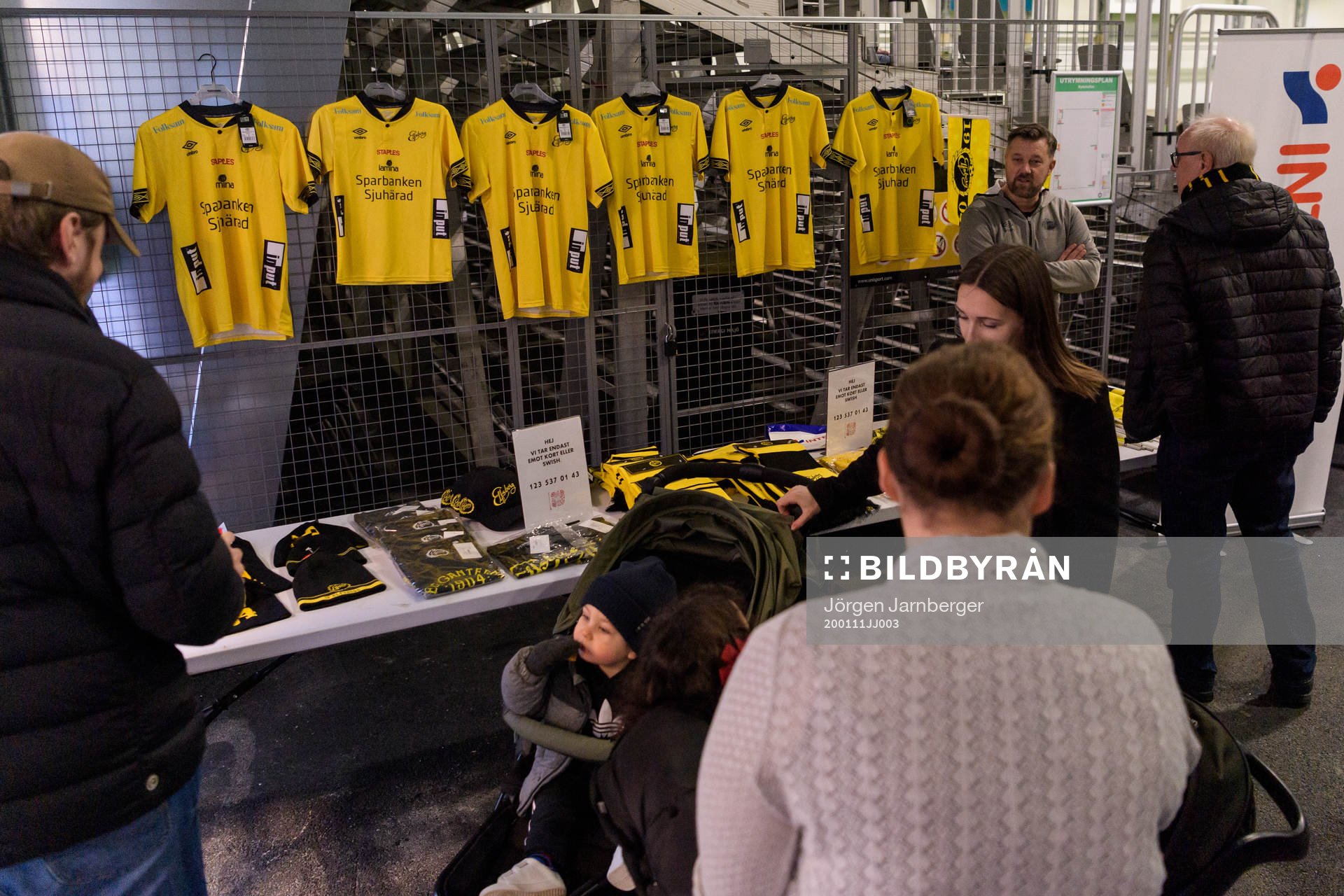Försäljning av supporterprylar