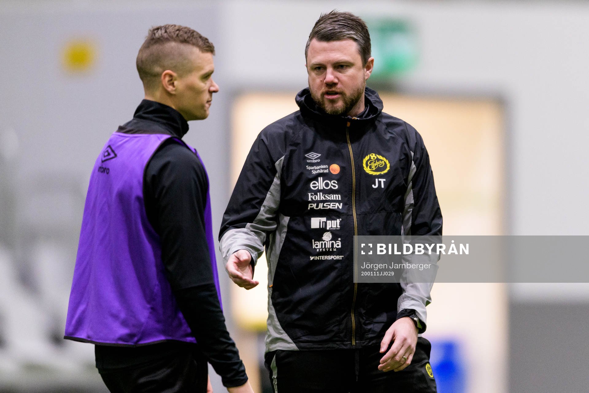 Herrlagets manager Jimmy Thelin
