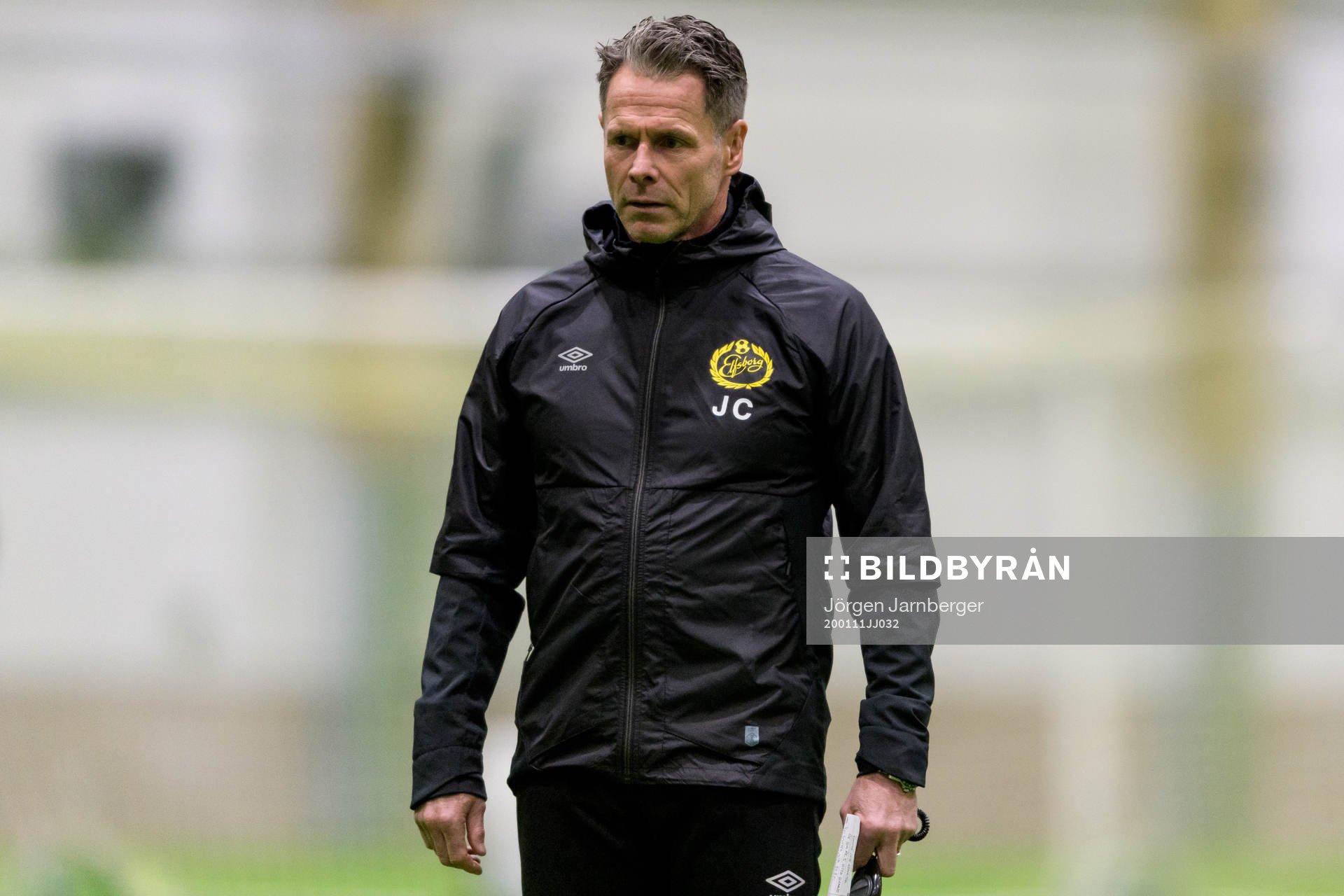 Damlagets tränare Joakim Carlsson