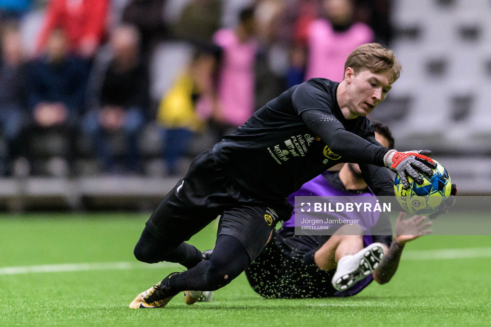Herrlagets målvakt Mathias Dyngeland