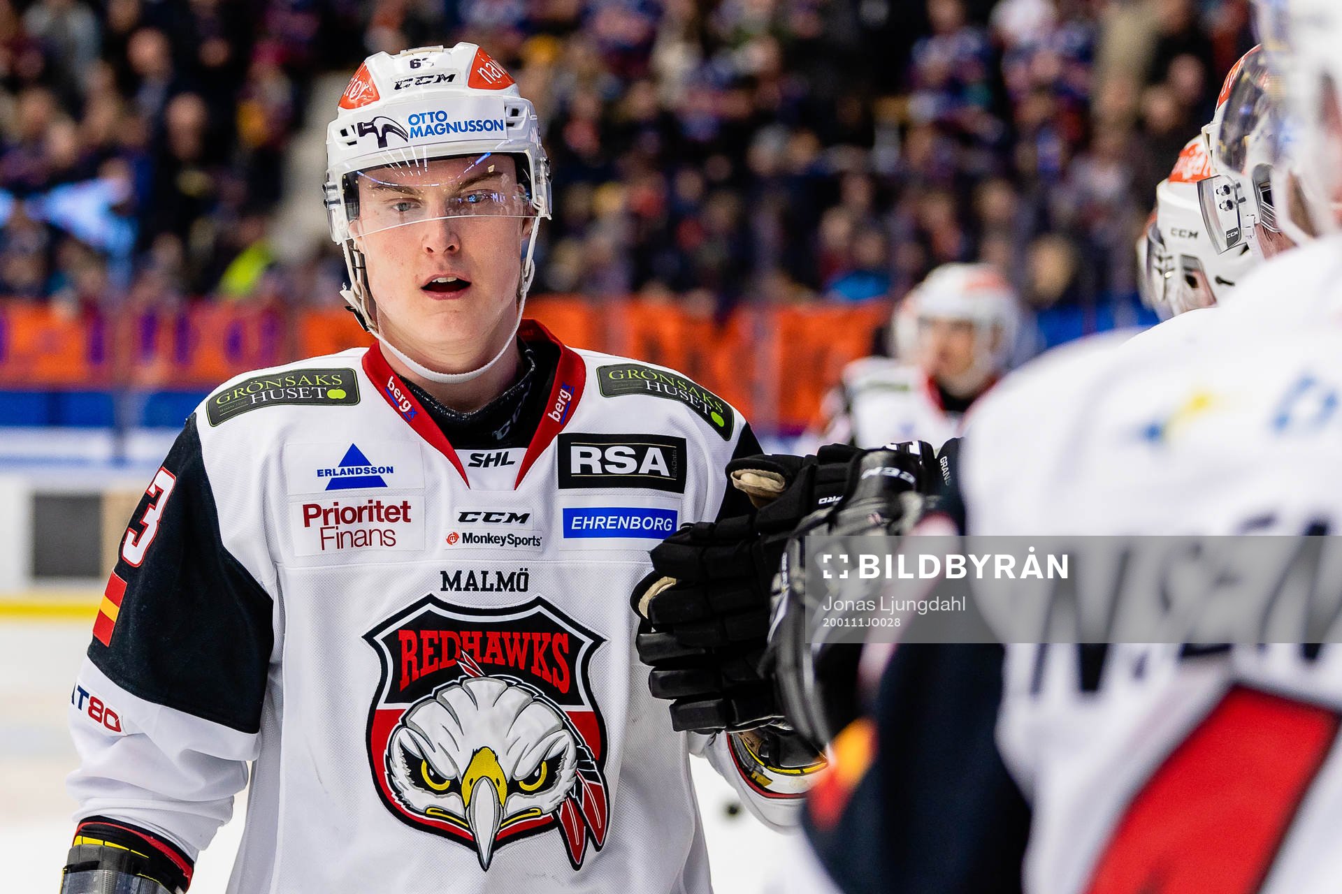 Malmö Redhawks Fredrik Händemark jublar