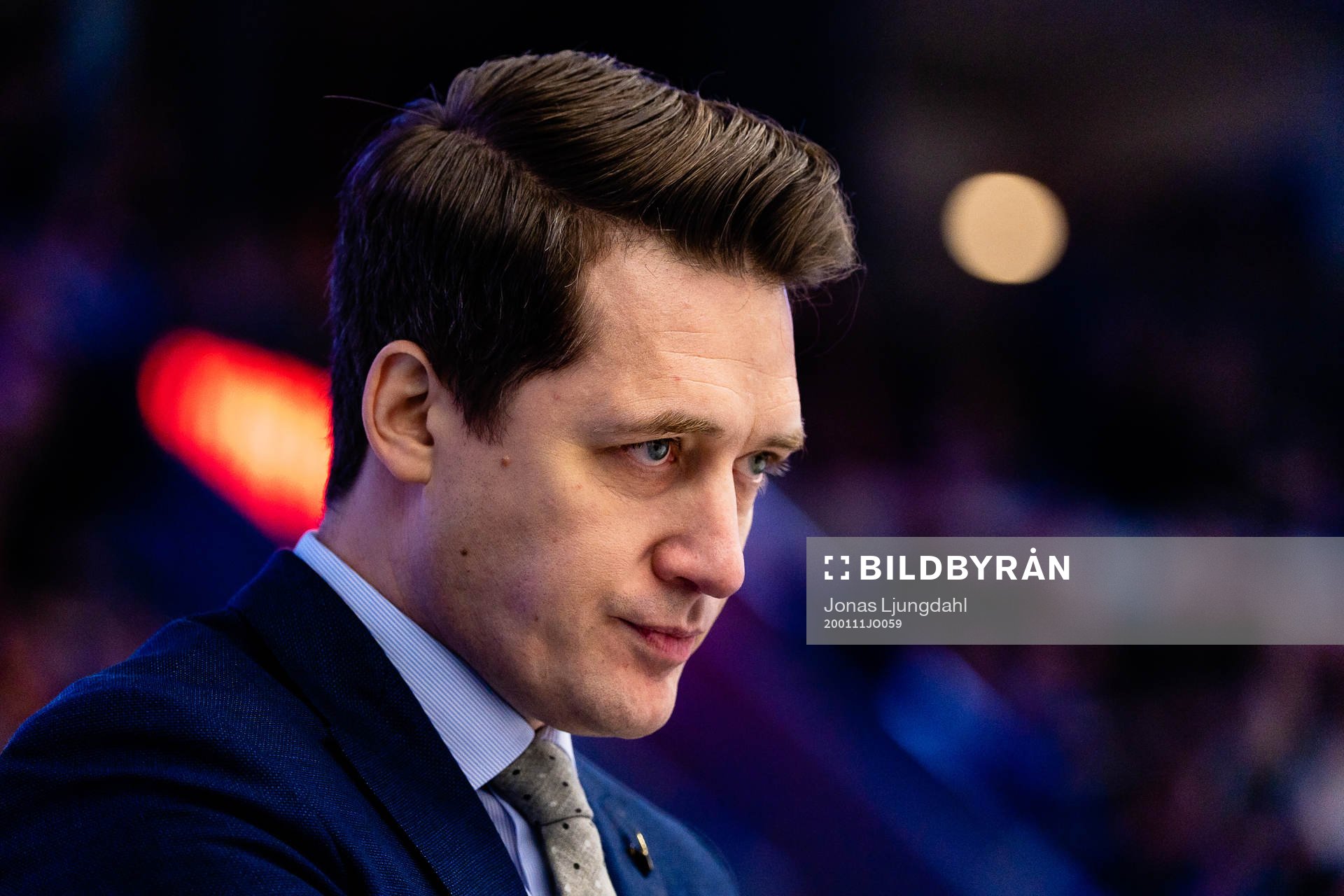 Växjös tränare Sam Hallam