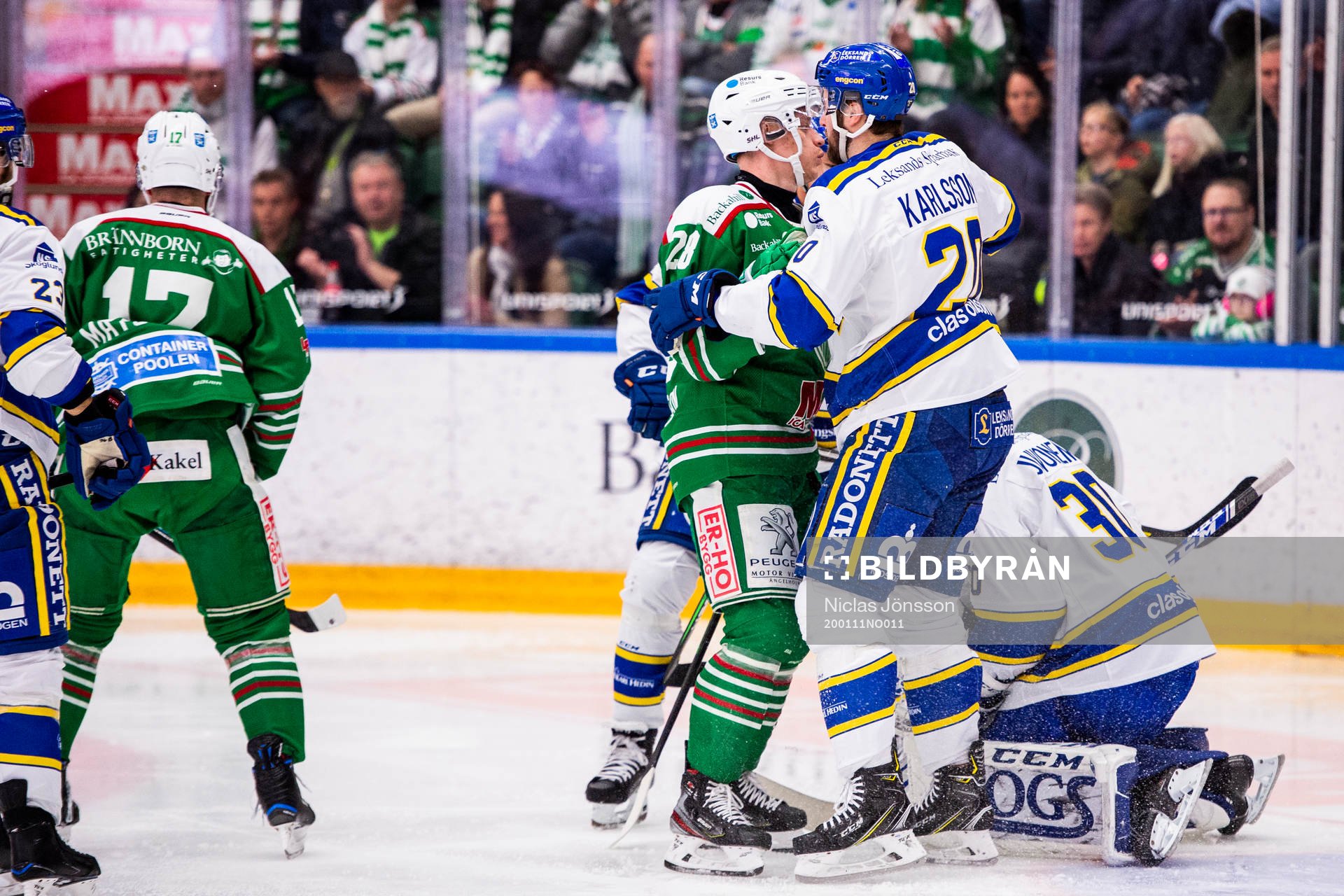 Rögles Anton Bengtsson och Leksands Mattias Karlsson