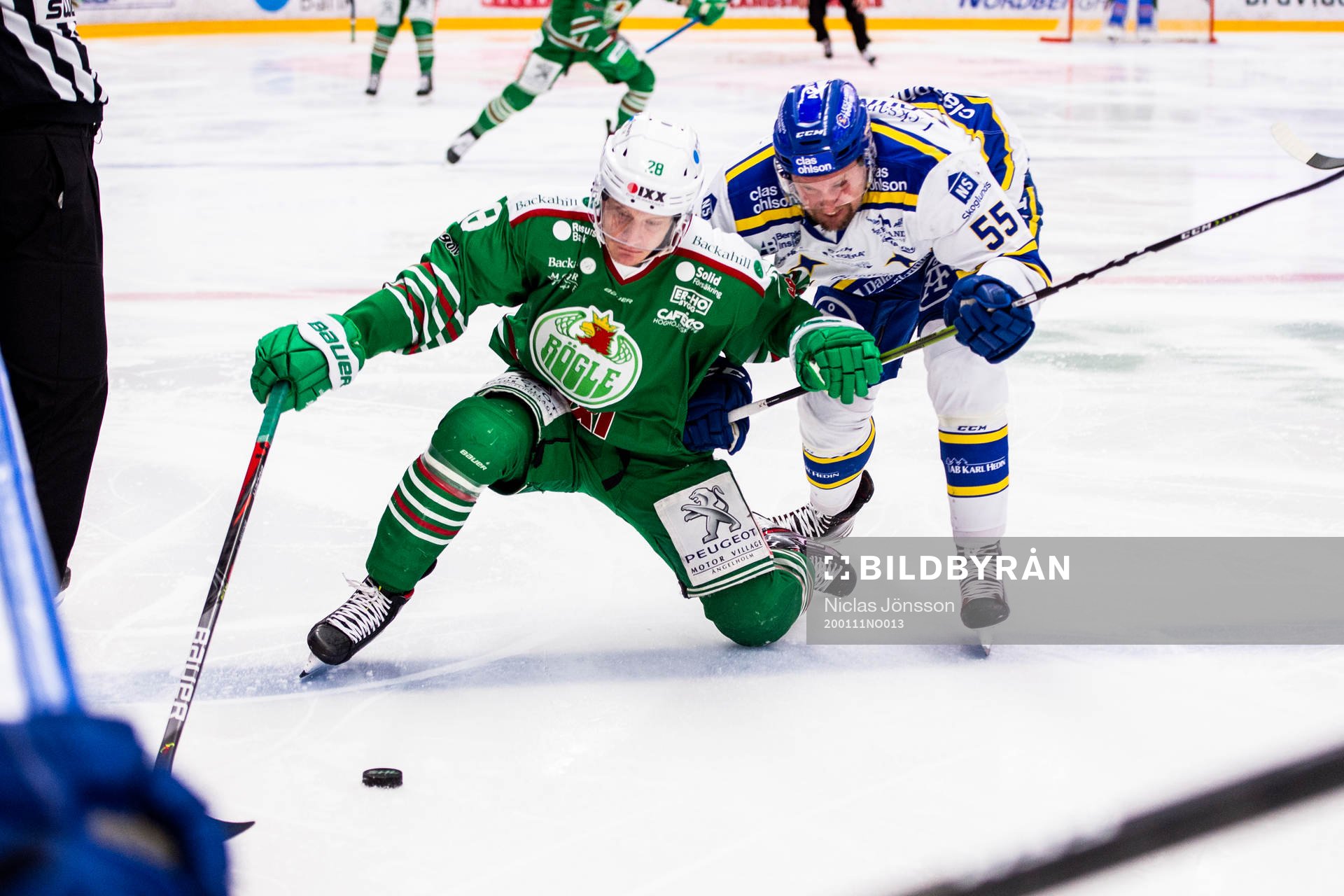 Rögles Anton Bengtsson och Leksands Jonas Ahnelöv