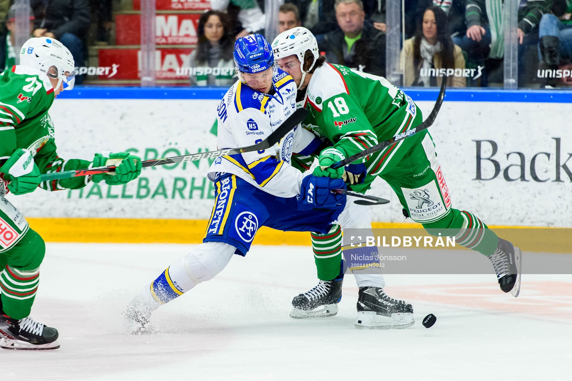 Leksands Filip Johansson och Rögles Dennis Everberg