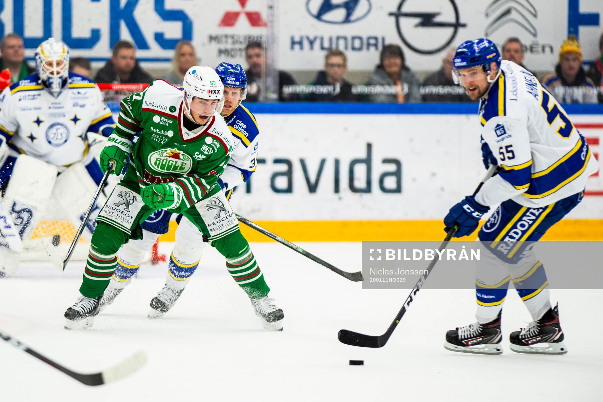 Rögles Leon Bristedt och Leksands Jonas Ahnelöv
