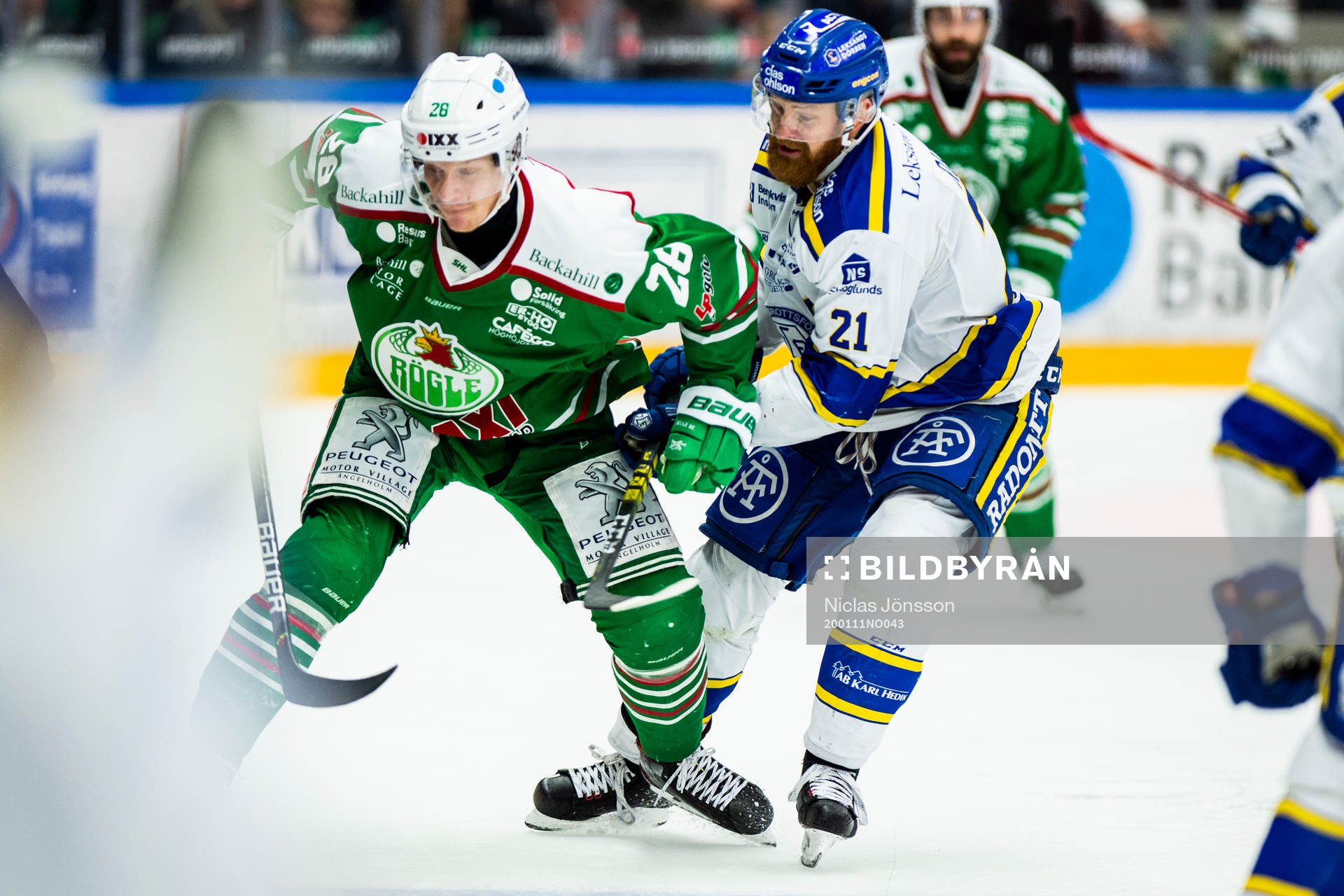 Rögles Anton Bengtsson och Leksands Mattias Ritola