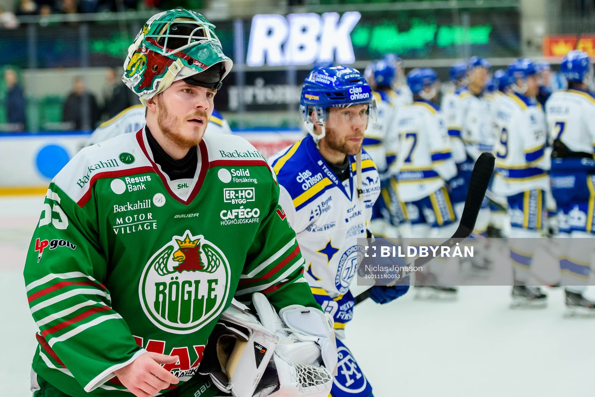 Rögles målvakt Christoffer Rifalk deppar