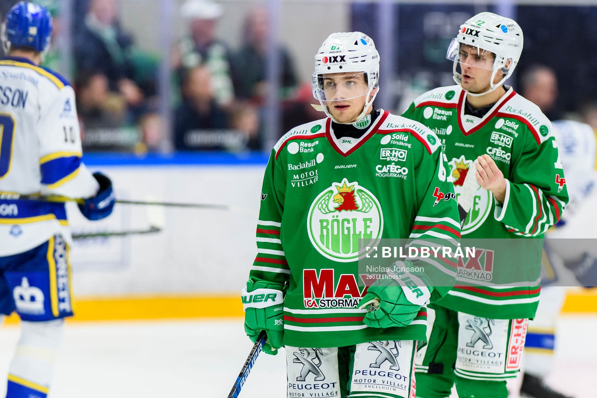 Rögles Leon Bristedt och Daniel Zaar deppar