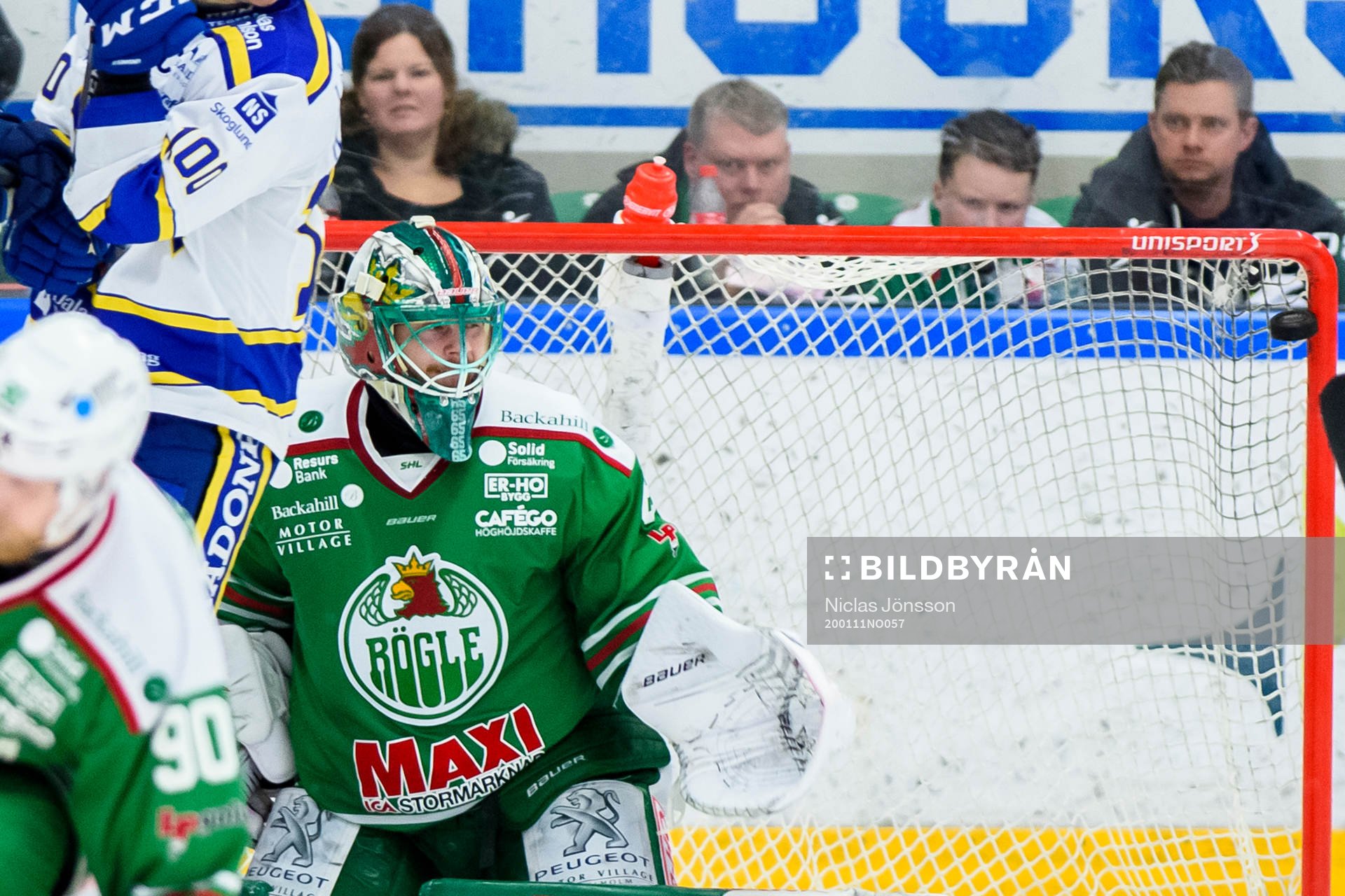Leksands Jonas Ahnelöv (ej bild) gör 2-2
