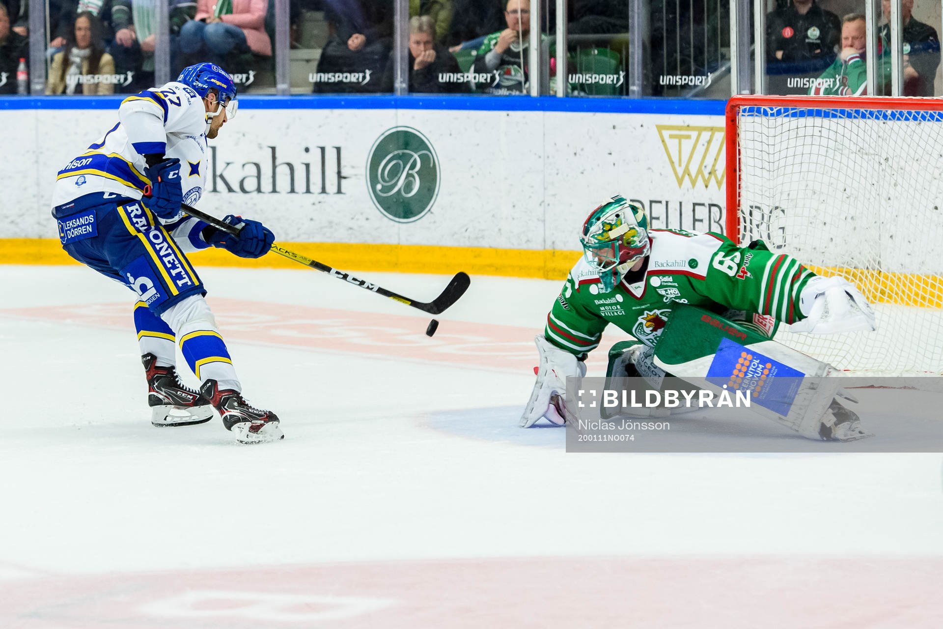 Leksands Marek Hrivik sätter