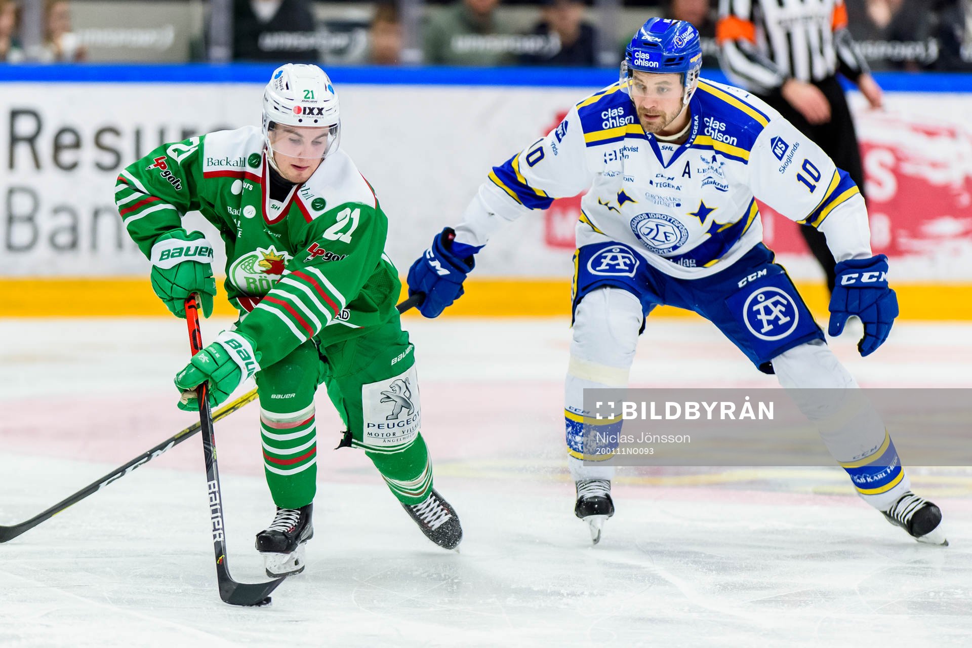 Rögles Nils Höglander och Leksands Johan Fransson