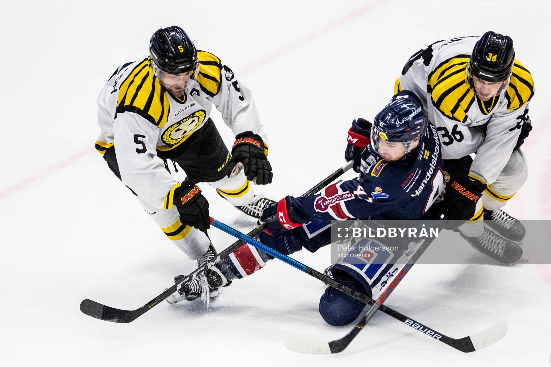 Brynäs Lukas Kilström och Linus Ölund mot Linköpings